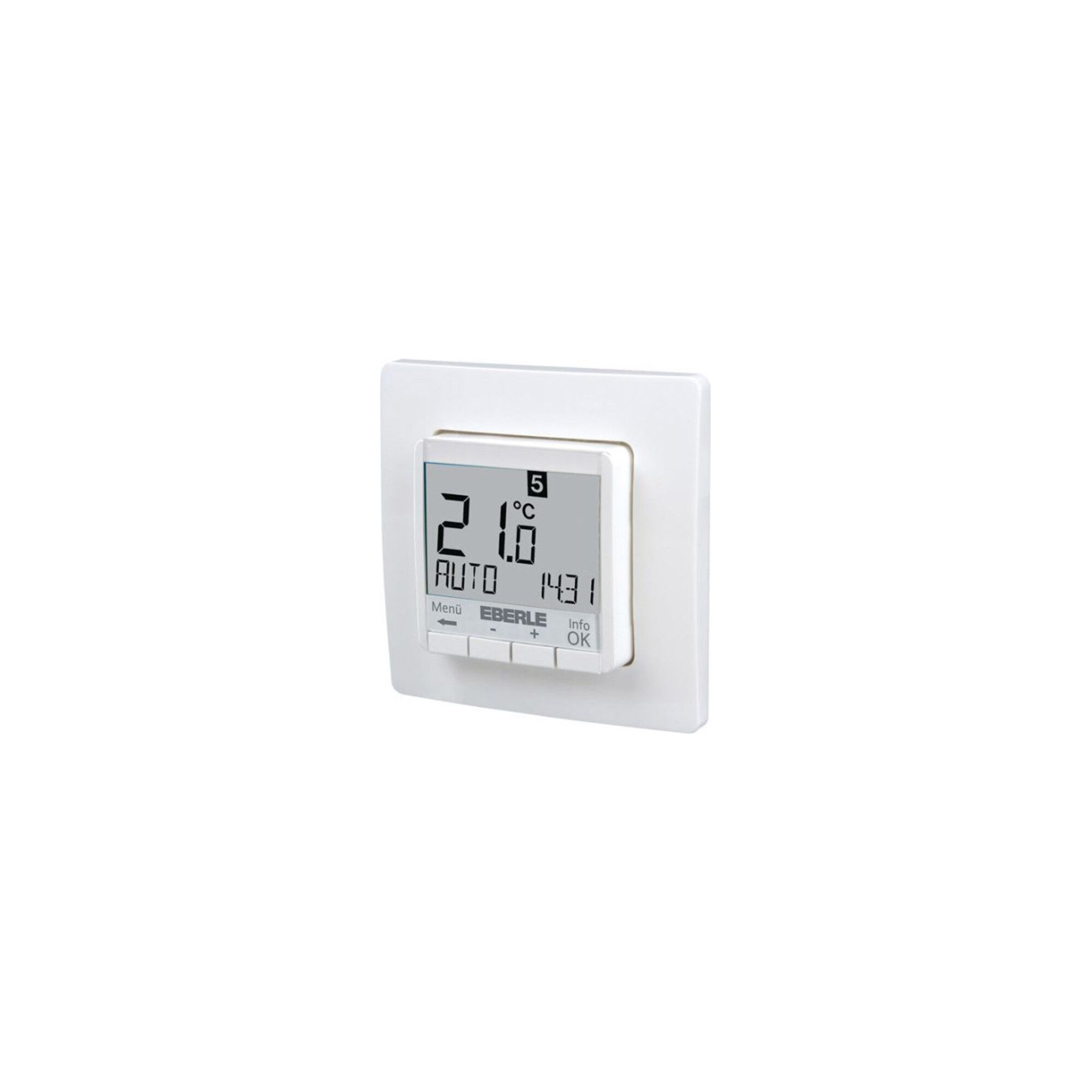 Eberle Fußbodenheizung Eberle Controls UP-Uhrenthermostat FIT 3 R / weiß