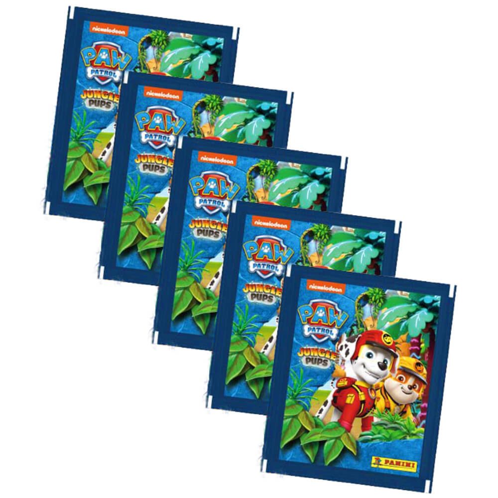 Panini Sticker Panini Paw Patrol Sticker Serie 10 - Jungle Pups (2024) - 5 Tüten, Paw Patrol Sticker - Jungle Pups - 5 Tüten