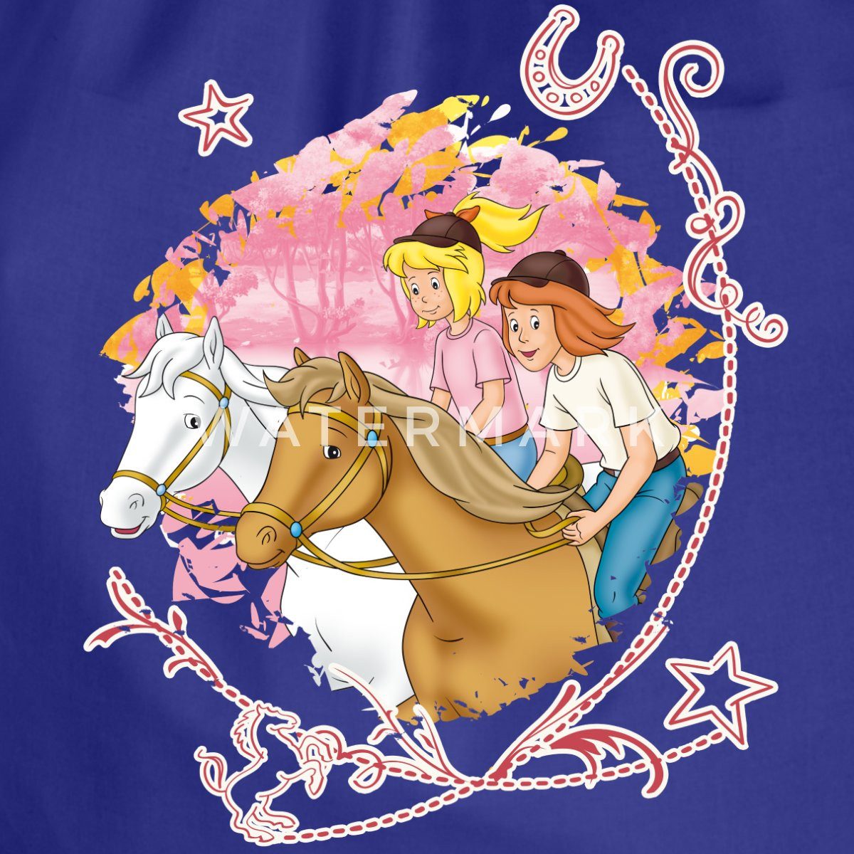 Spreadshirt Turnbeutel Bibi Und Tina Wettreiten günstig online kaufen