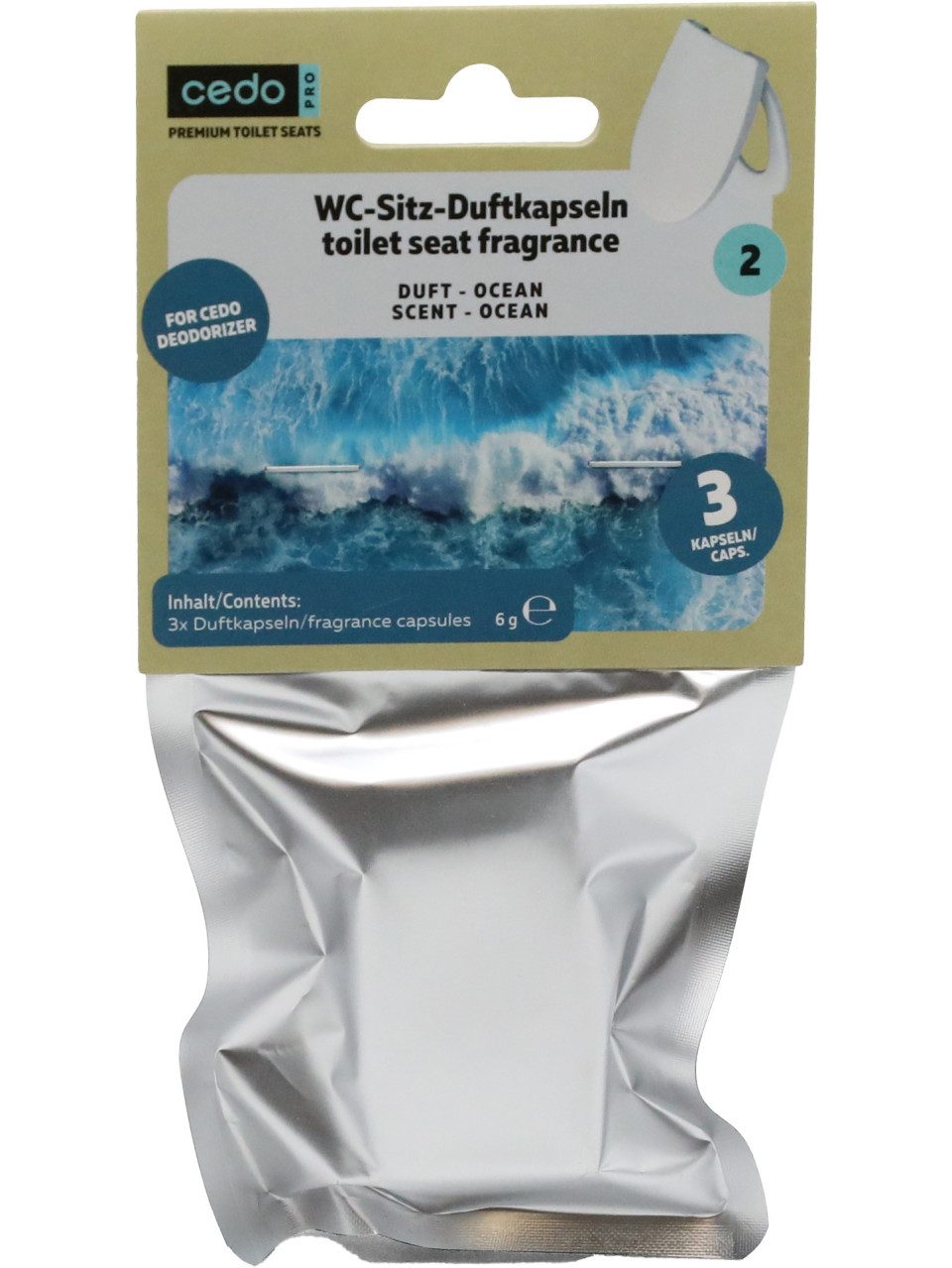 Cedo WC-Sitz Cedo WC-Sitz Duftkapsel Ocean für Deodorizer 3