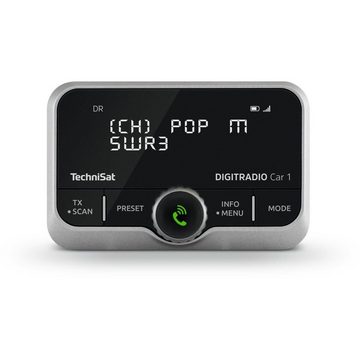 TechniSat DIGITRADIO Car 1 DAB+ Adapter mit Bluetooth- und Freisprechfunktion Digitalradio (DAB)