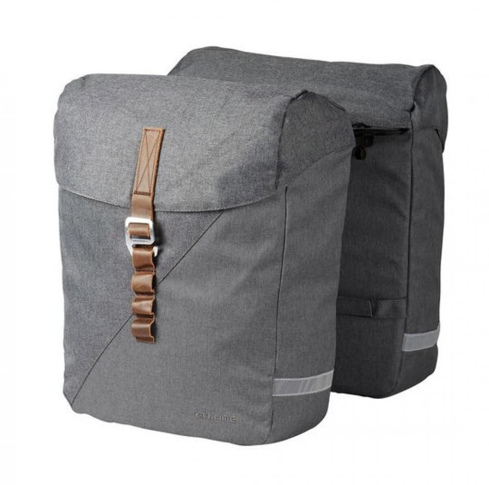 racktime Fahrradrucksack Racktime Doppeltasche HEDA 2.0 dust grey 24l
