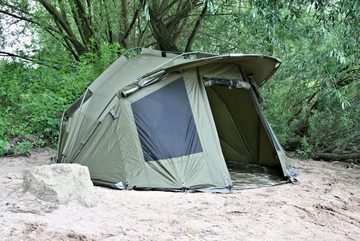 CampFeuer Angelzelt "Storm", 2 Mann Karpfenzelt, Bivvy, 3.000 mm Wassersäule, Personen: 2