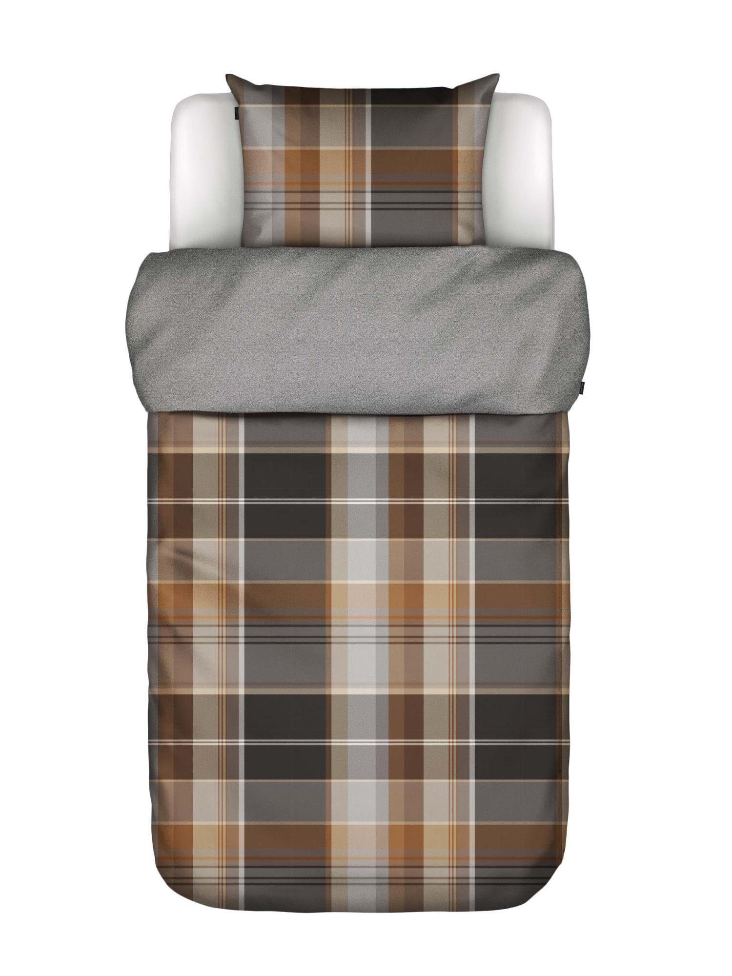 Marc O'Polo Bettwäsche Vardis, Flanell, 2 teilig, mit karo muster