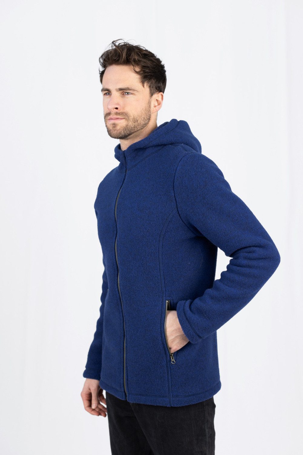 Engel Naturkleidung Kapuzenfleecejacke