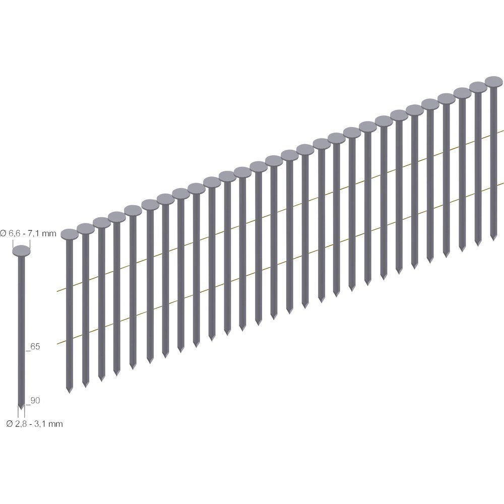 Prebena Handtacker Prebena CNW31/90BK Coilnägel Typ CNW 3600 St.