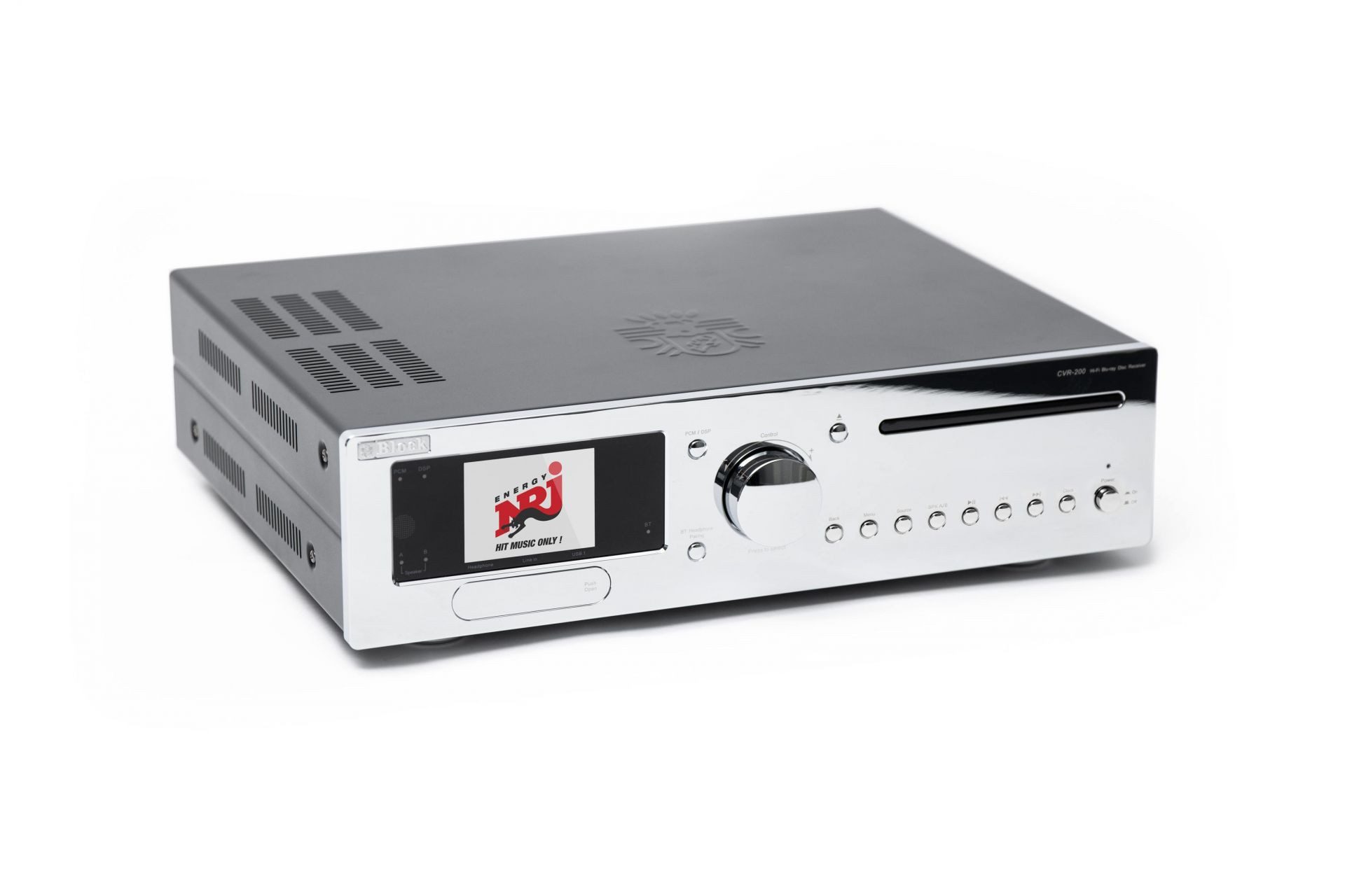 Block Block CVR-200 Receiver mit Blu-ray, 2x100W, DAB+, Spotify, Bluetooth CD-Receiver