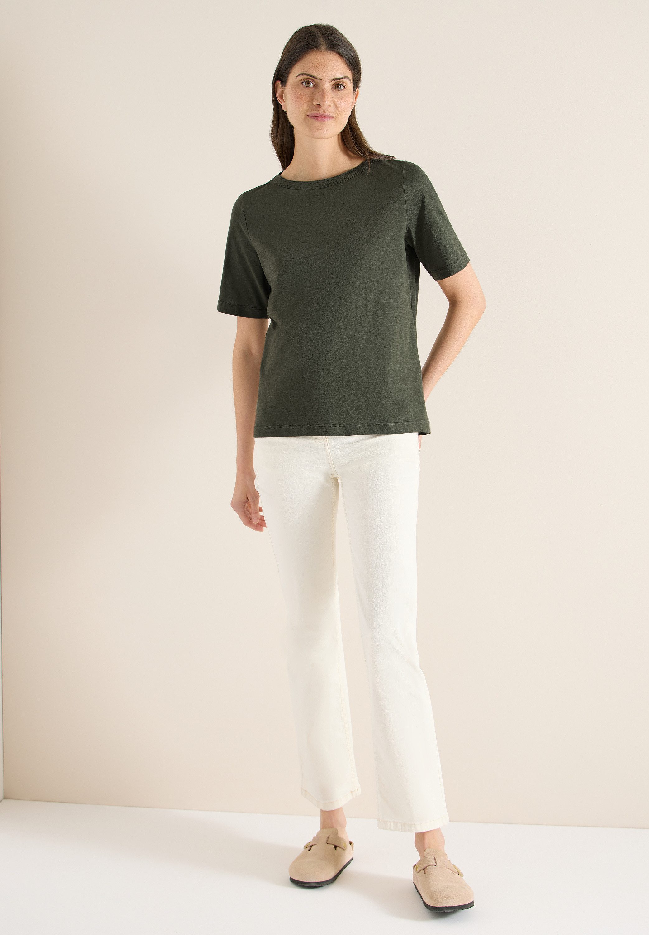 CECIL T-Shirt aus reiner Baumwolle