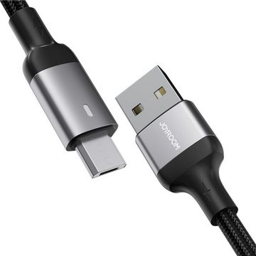 JOYROOM S-UM018A10 USB Daten & Ladekabel Smartphone-Kabel, micro USB, USB Typ A (120 cm), Hochwertiges Aufladekabel für Samsung, Huawei, Xiaomi uvm.