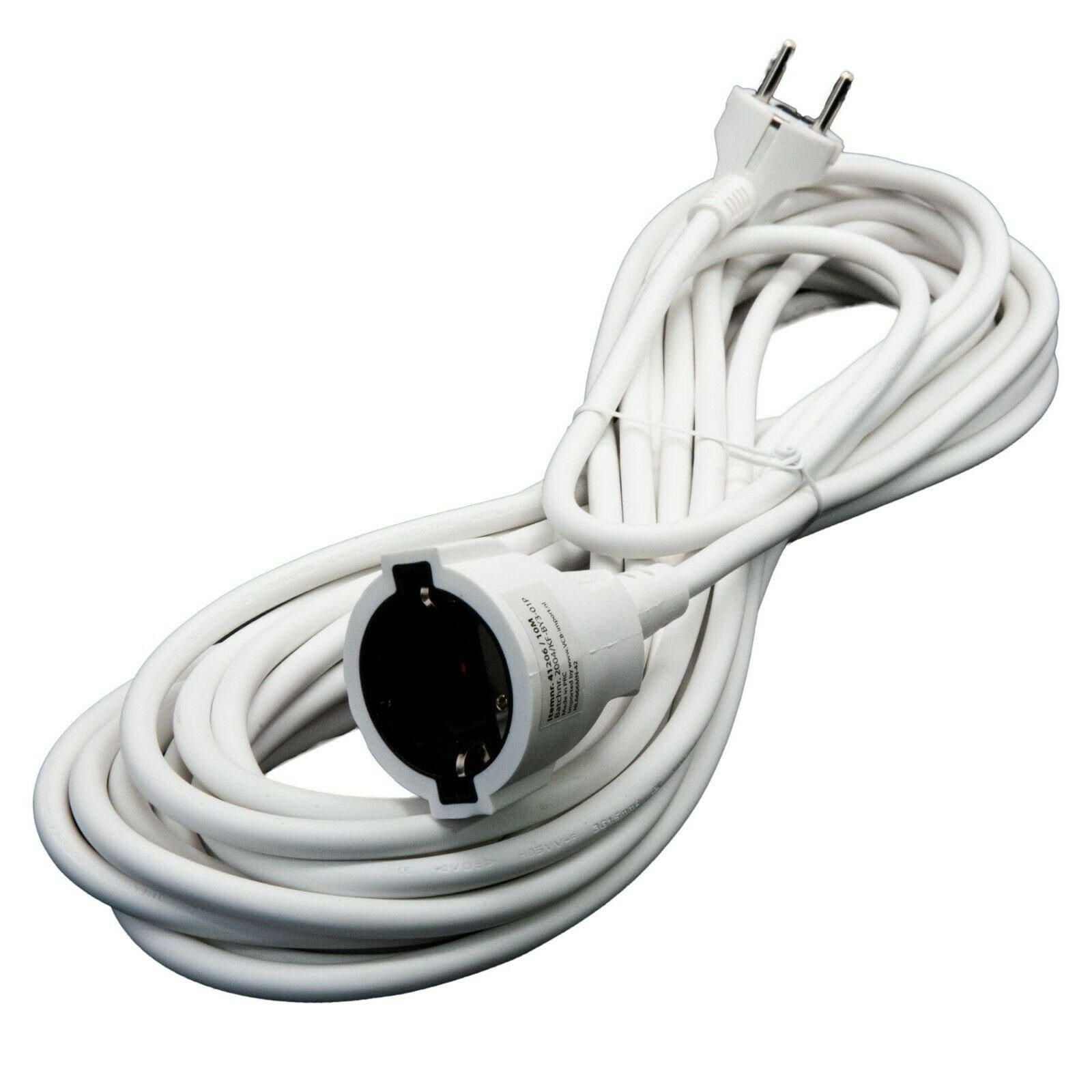 BENSON Verlängerungskabel Stromkabel Euro Schuko Stecker Verlängerungskabel, (1000 cm), Verlängerung, 3-20 Meter, Kabel