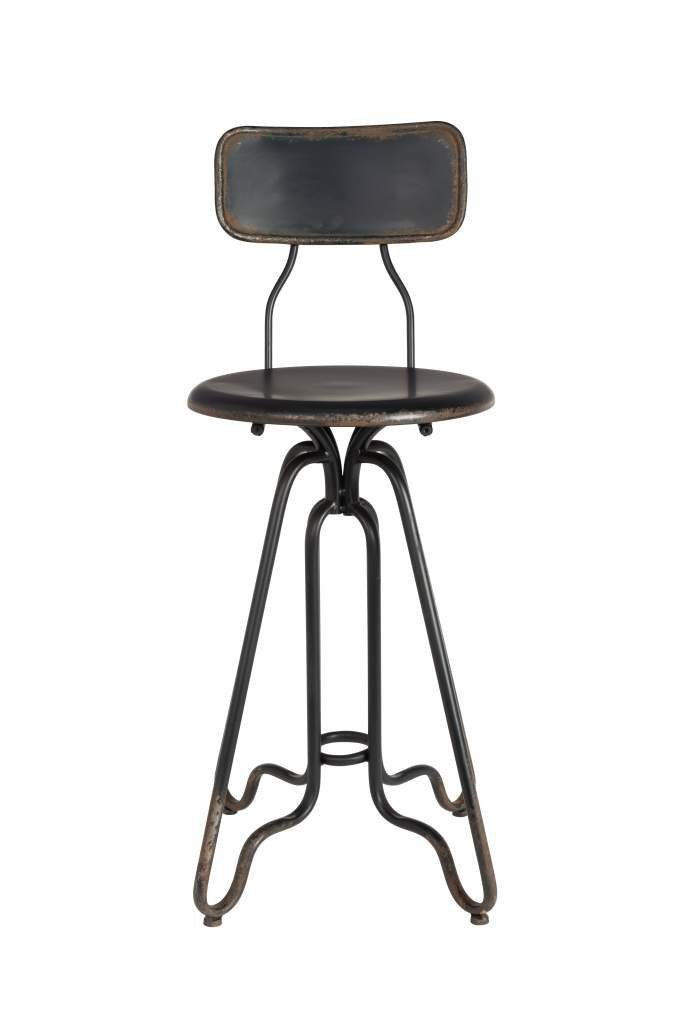Barhocker Vintage Barhocker OVID BLACK von DutchBone