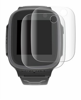 BROTECT Full-Screen Schutzfolie für Vodafone Smart Watch X5, Displayschutzfolie, 2 Stück, 3D Curved klar