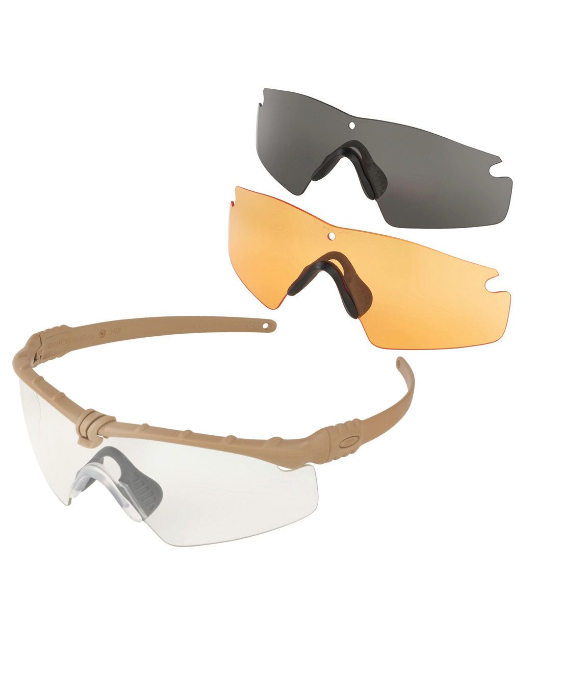 Oakley Sonnenbrille SI Ballistic M Frame 3.0 Dark Bone w/ Clear, Grey, Persimmon (EN) – Bild 5 von 5