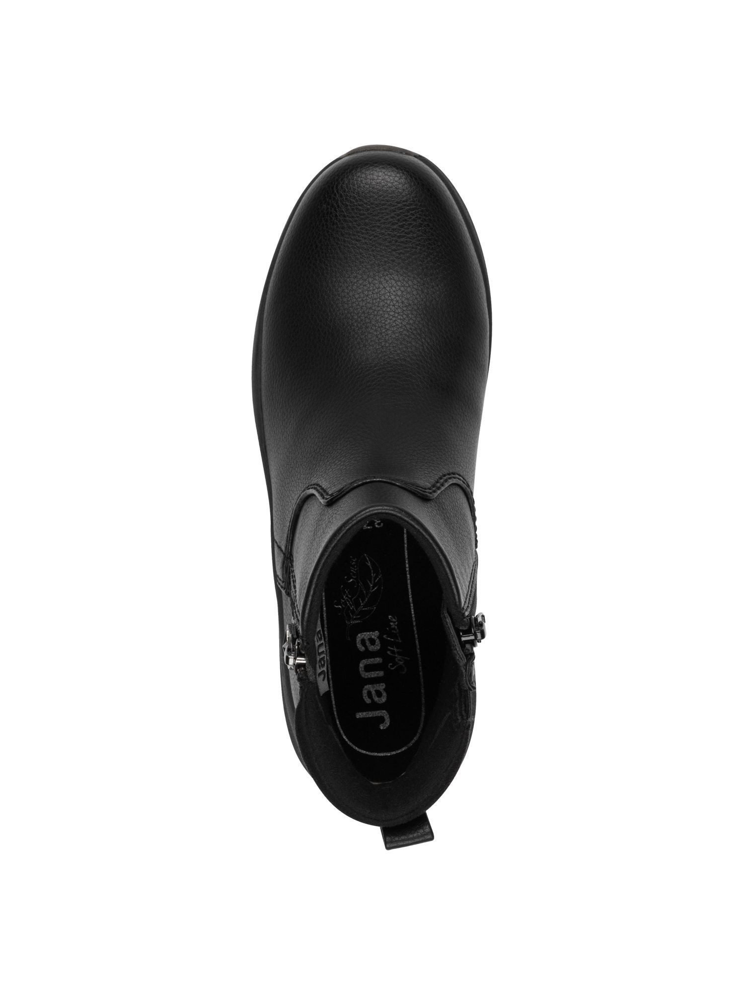 Jana Vegan, Removable Sock, Mehrweite Stiefelette Vegan
