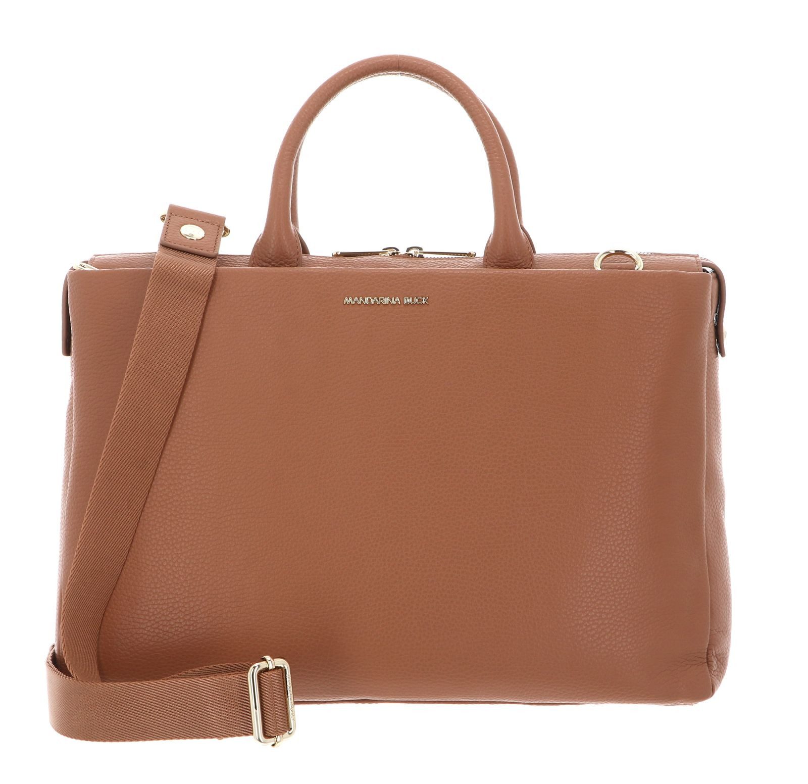 Mandarina Duck Handtasche Urban Handbag, aus echtem Kalbsleder