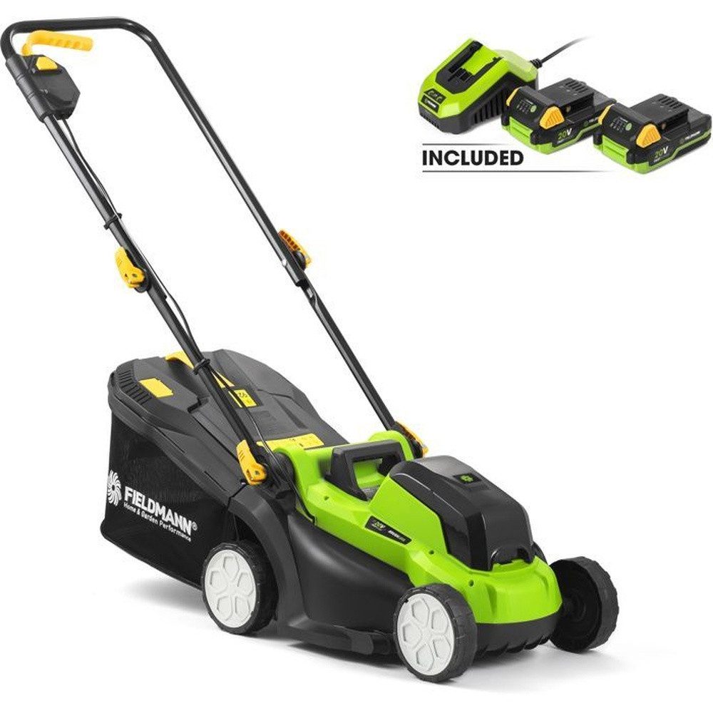 Fieldmann Akkurasenmäher Akku-Rasenmäher - FIELDMANN - 20 V - Schnittbreite 33 cm