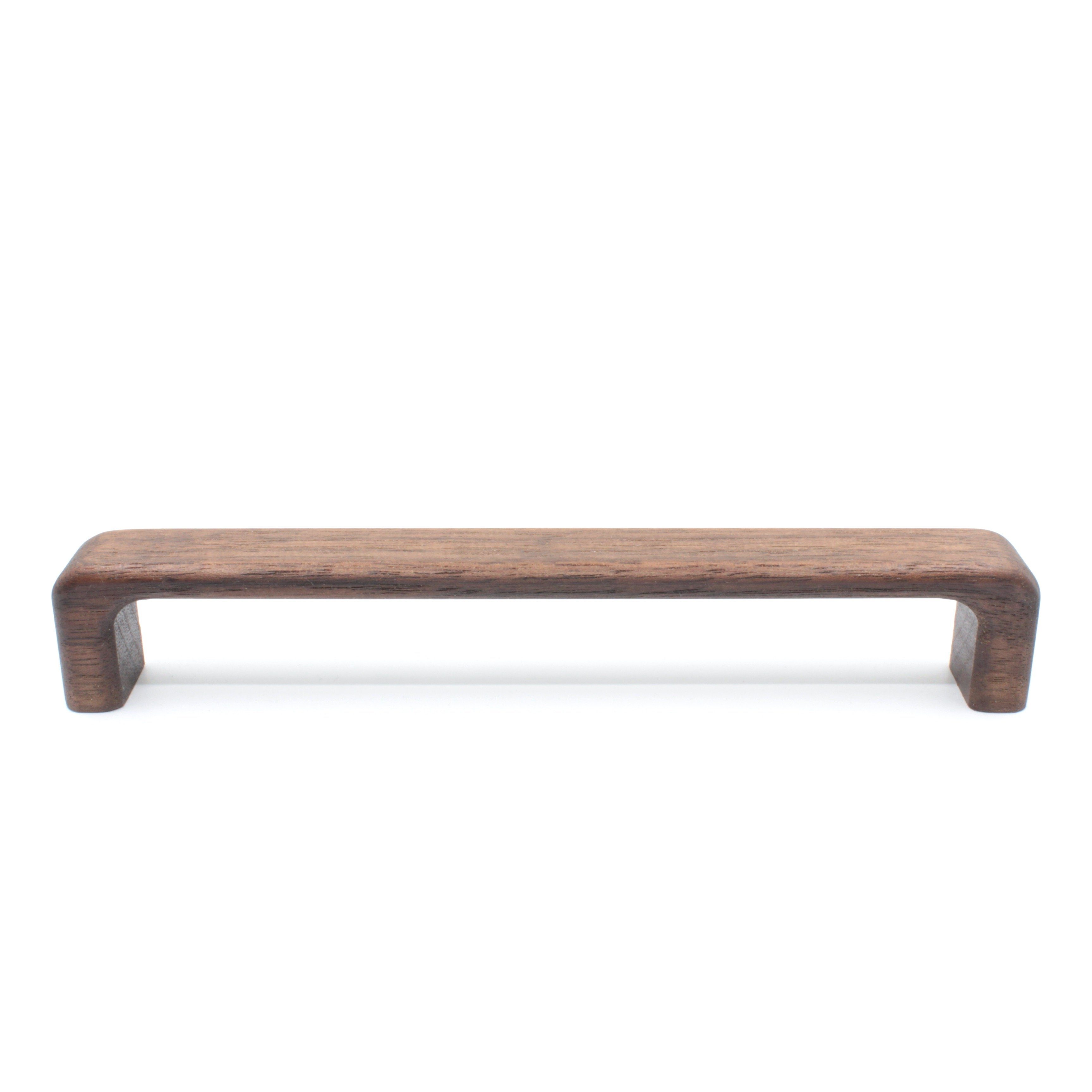 ekengriep Möbelgriff N453, Holz Möbelgriff aus Nussholz für Küche, IKEA Schrank, Schubladen usw.