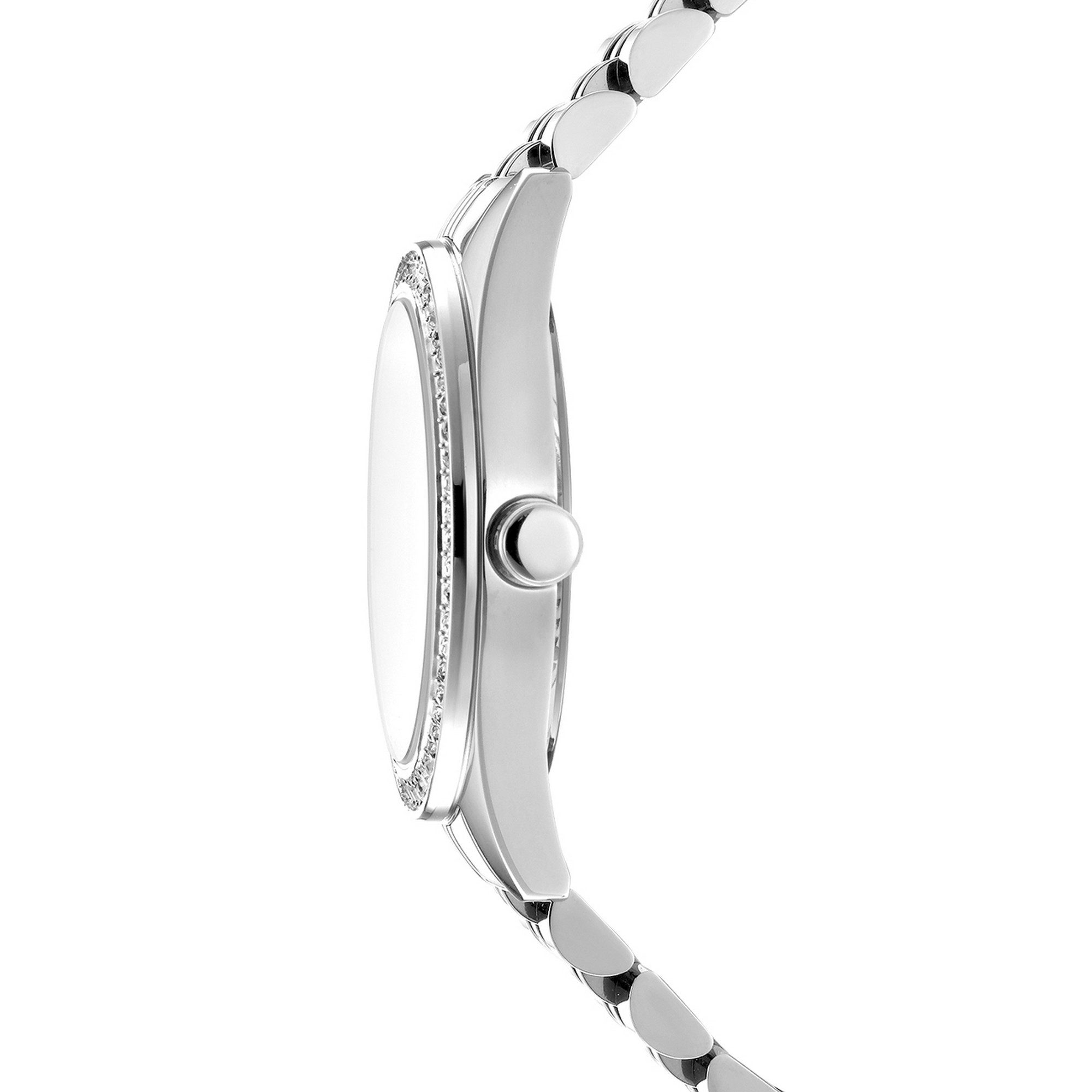 DKNY Quarzuhr Mulit Function Watch DK1L098M0045, Armbanduhr, Damenuhr, Edelstahlarmband, analog, Tag