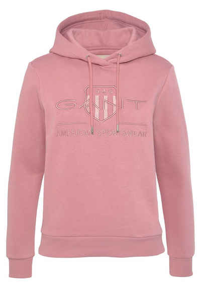 Gant Sweatshirt REG TONAL SHIELD HOODIE mit Kordel