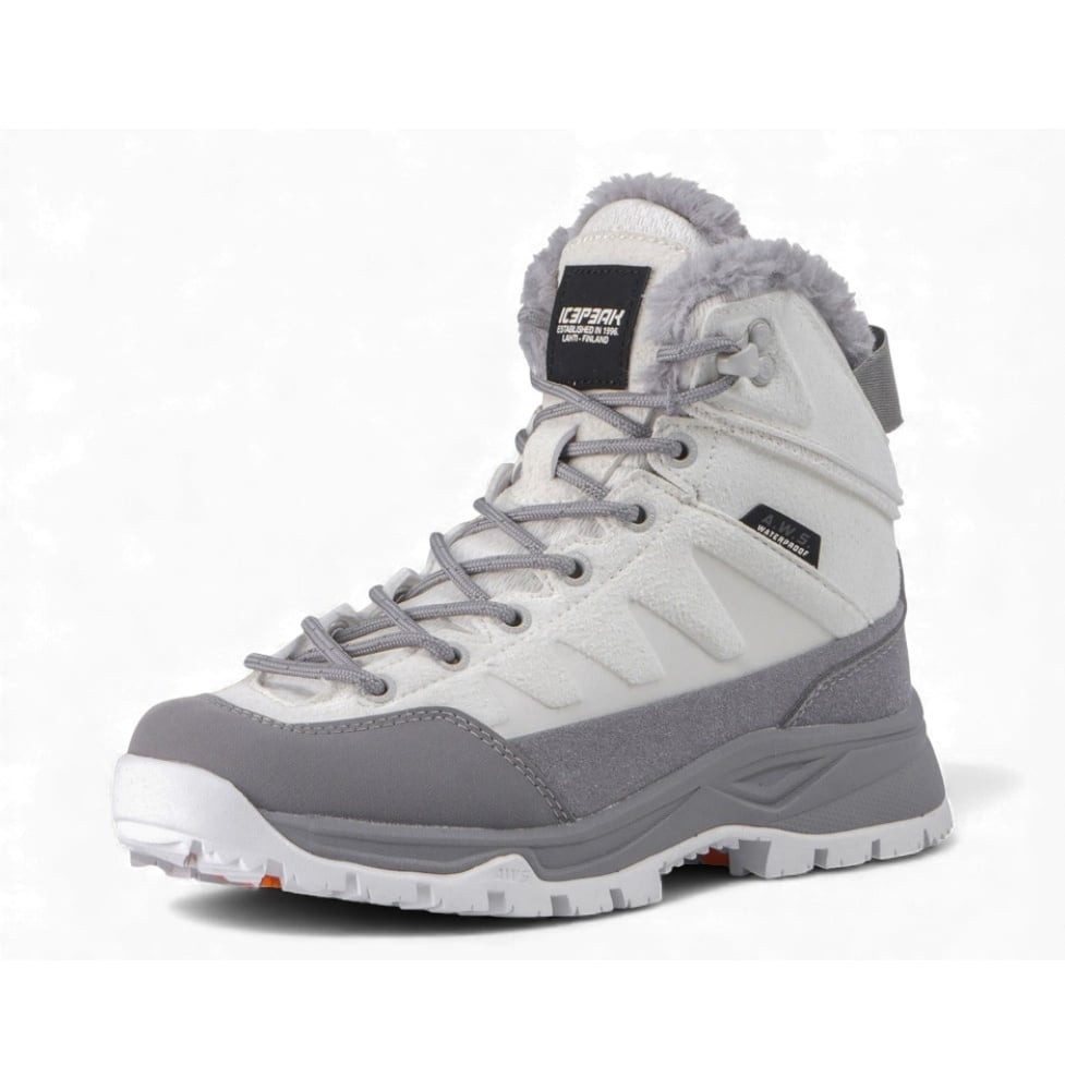 Icepeak Winterschuhe Arezzo (warm gefüttert, wasserdicht) naturweiss/grau W günstig online kaufen