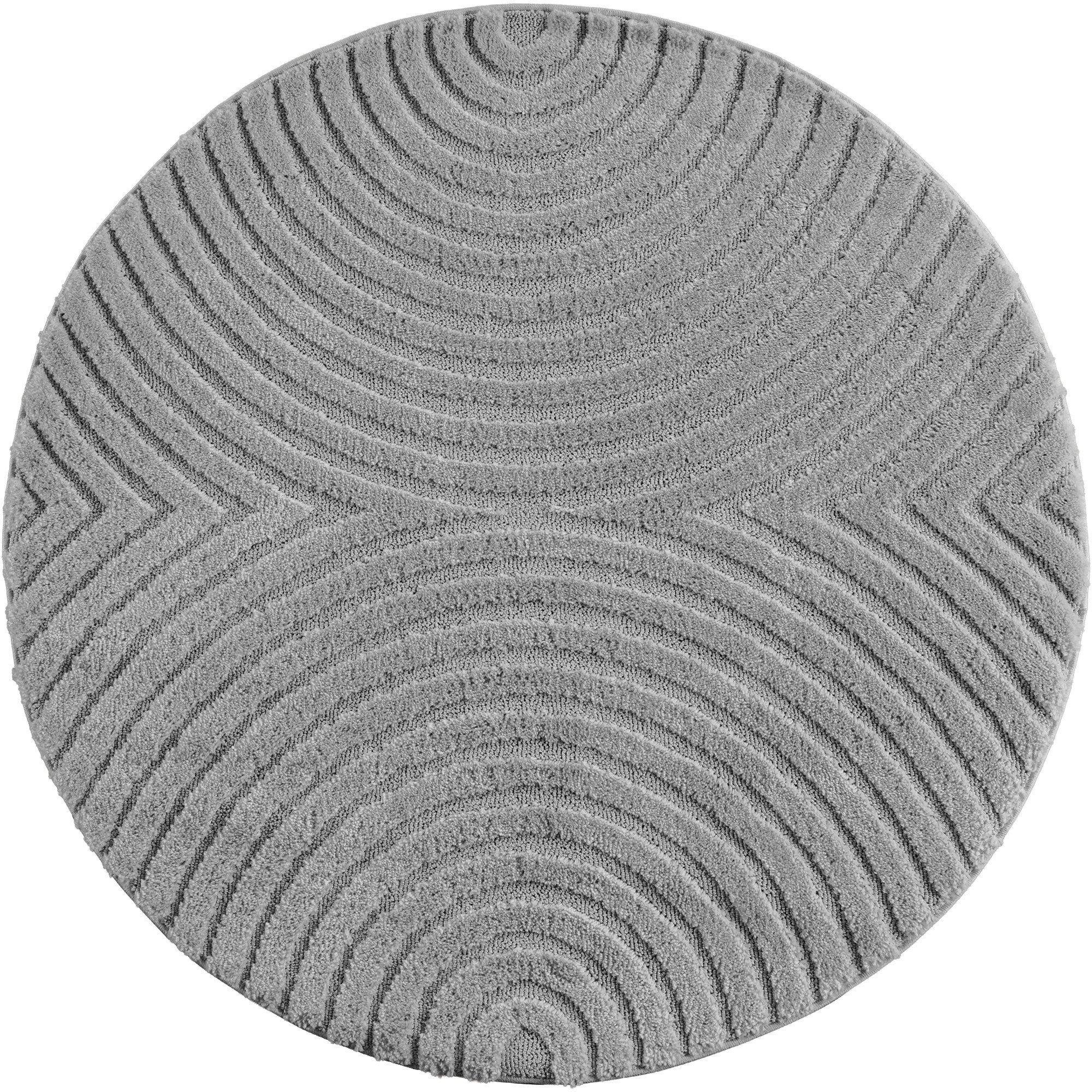 Teppium Hochflor-Teppich Boho-Design, Rund, Höhe: 20 mm, Teppich Wohnzimmer günstig online kaufen