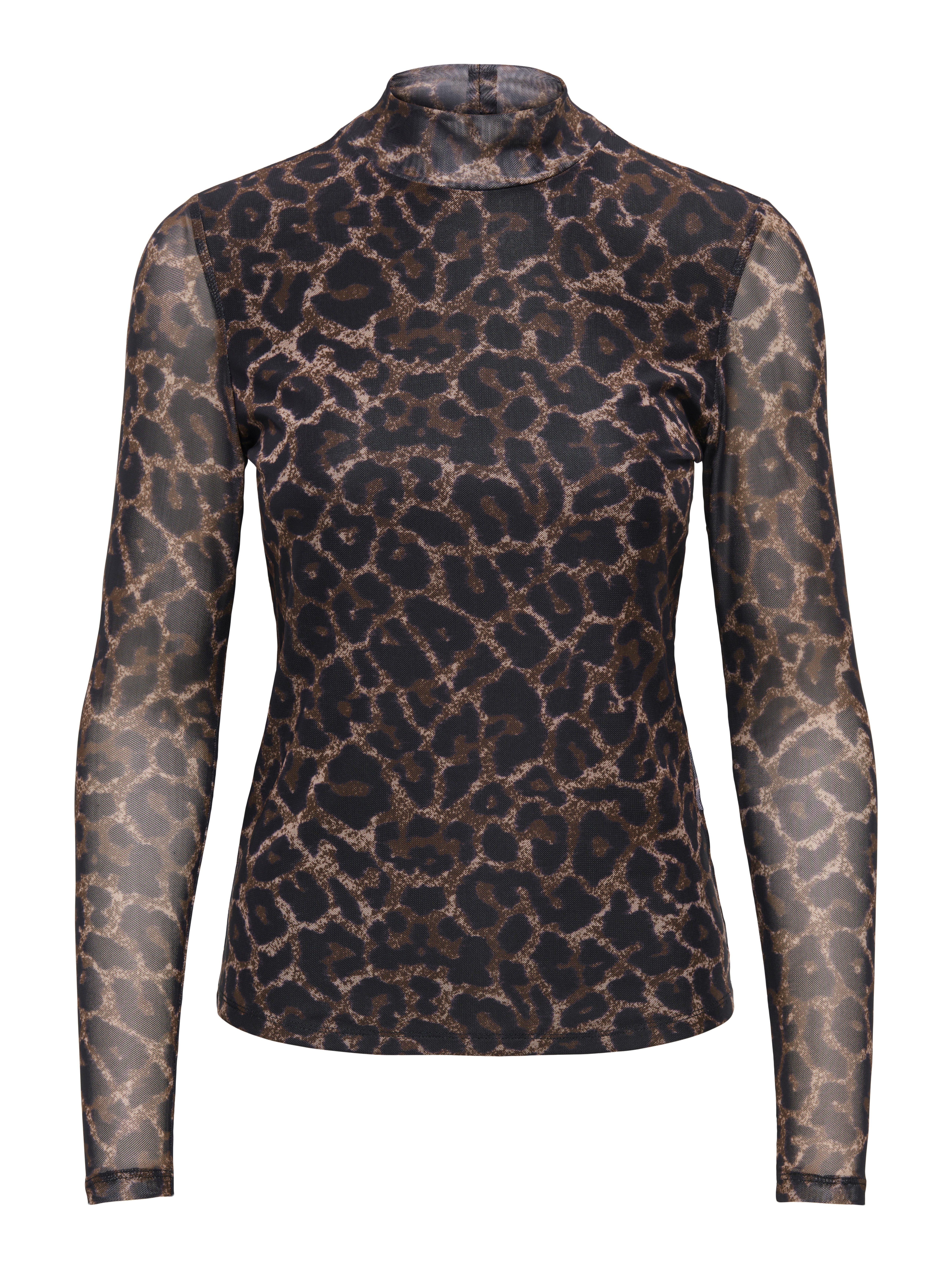 ONLY Langarmshirt ONLERICA LIFE MESH L/S TOP JRS NOOS Kunstfaser mit Stretch, regular fit