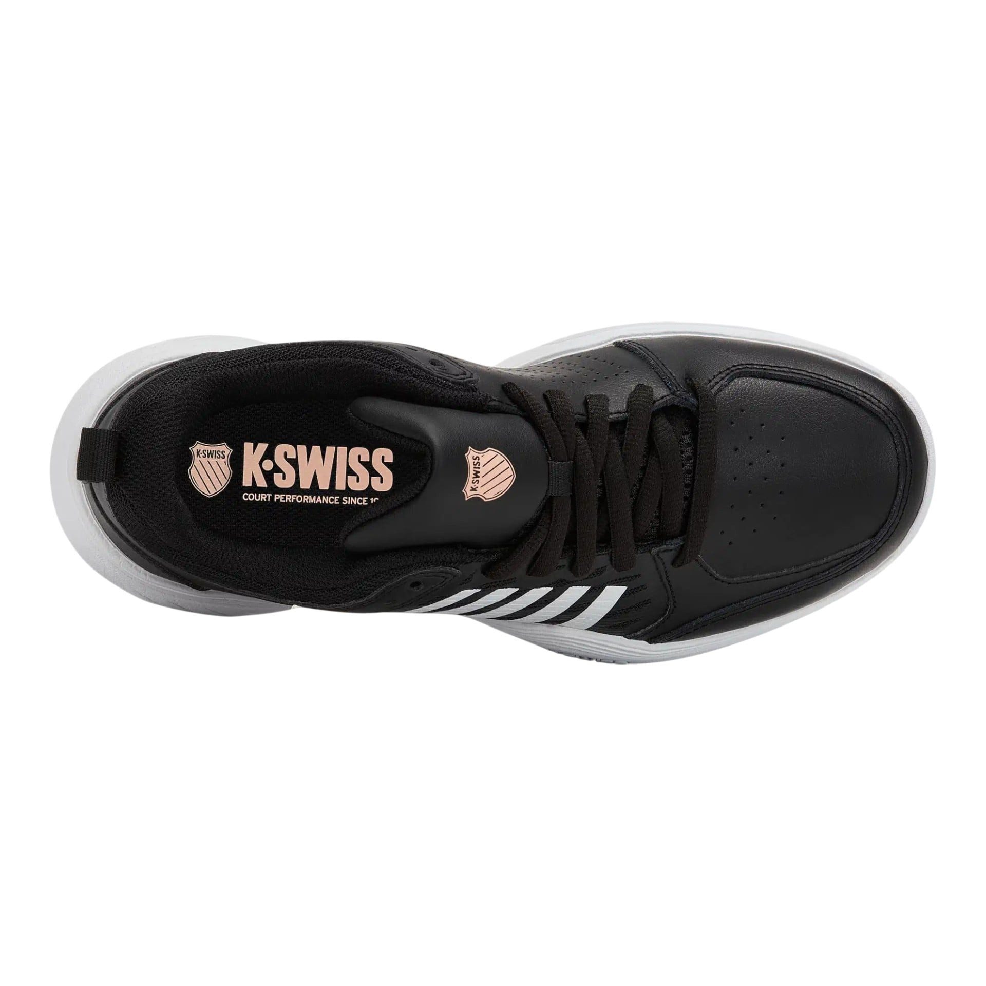 K-Swiss Performance Court Express 2 Clay/Sandplatz 2026 schwarz/weiss Damen Tennisschuh