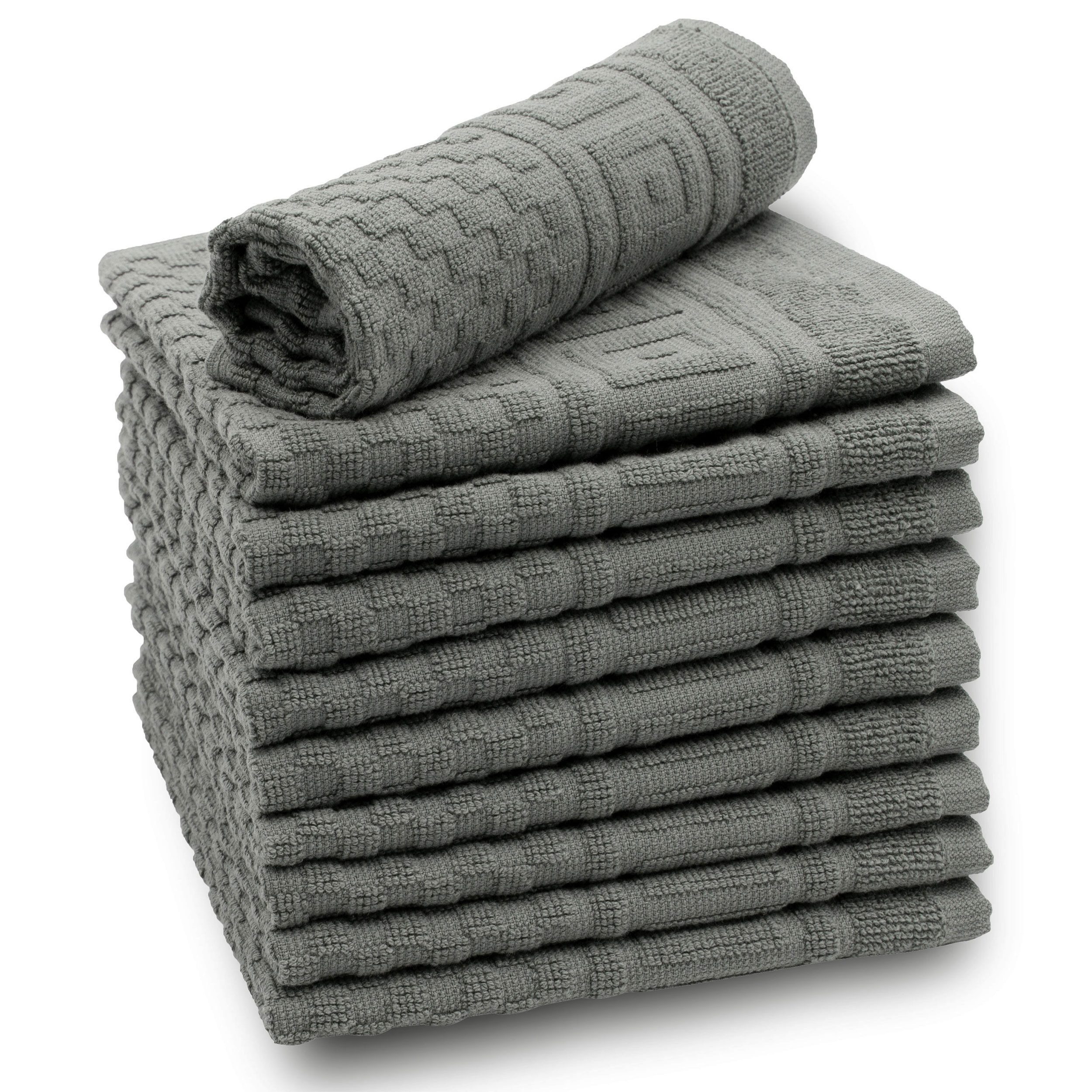 ZOLLNER Seiftuch, (10-St), 30 x 30 cm, 100% Baumwolle, vom Hotelwäschespezialisten