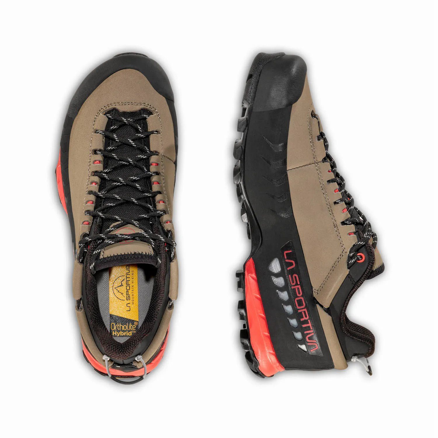 La Sportiva TX 5 Low GTX (Nubuckleder, Zustieg, wasserdicht) braun/hibiscus Damen Wanderschuh