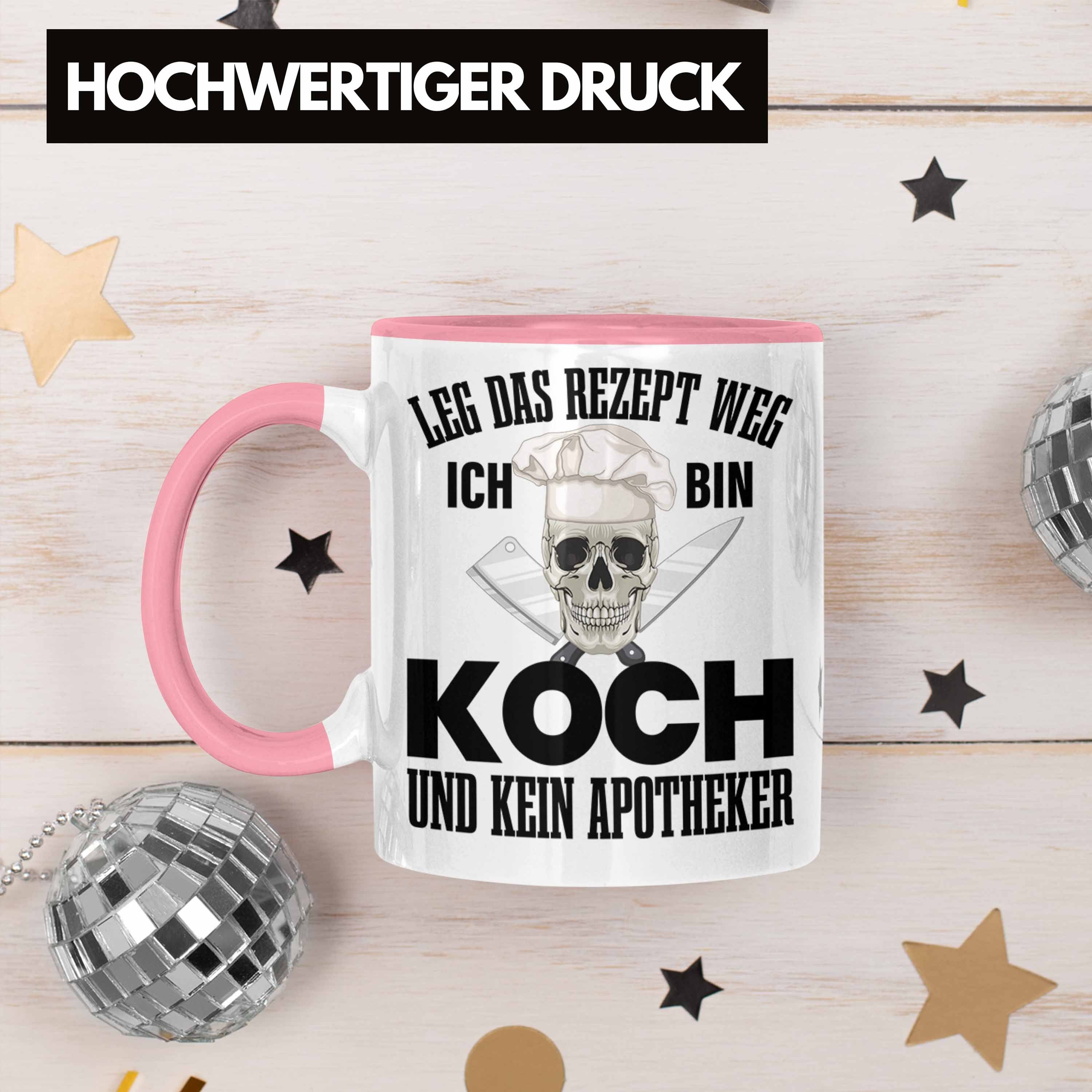 Rosa Koch Trendation für Tasse Geschenke Koch Trendation Tasse - Köchin Männer Geschenkidee Geschenk Frauen Lustig