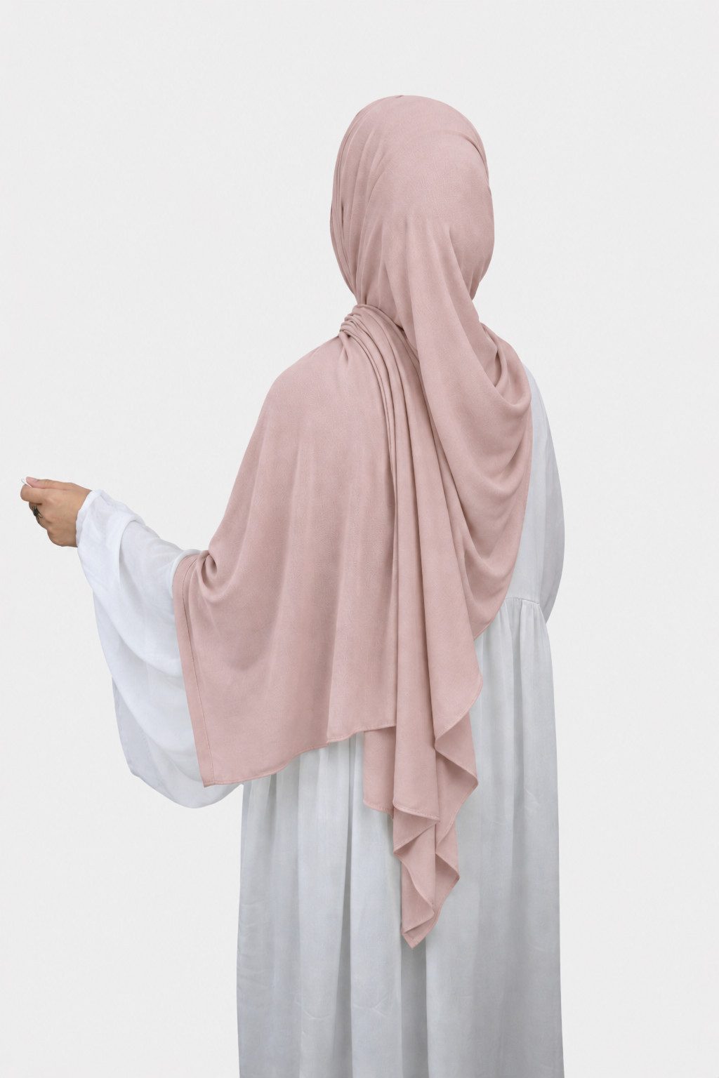 Aymasal Hijab XXL Jersey Luxury Hijab Kopftuch Scarf Schal Extra lang 190x80 Islam (Jersey) XXL Jersey Hijab Kopftuch Schal 190x80 Damen dehnbar elegant