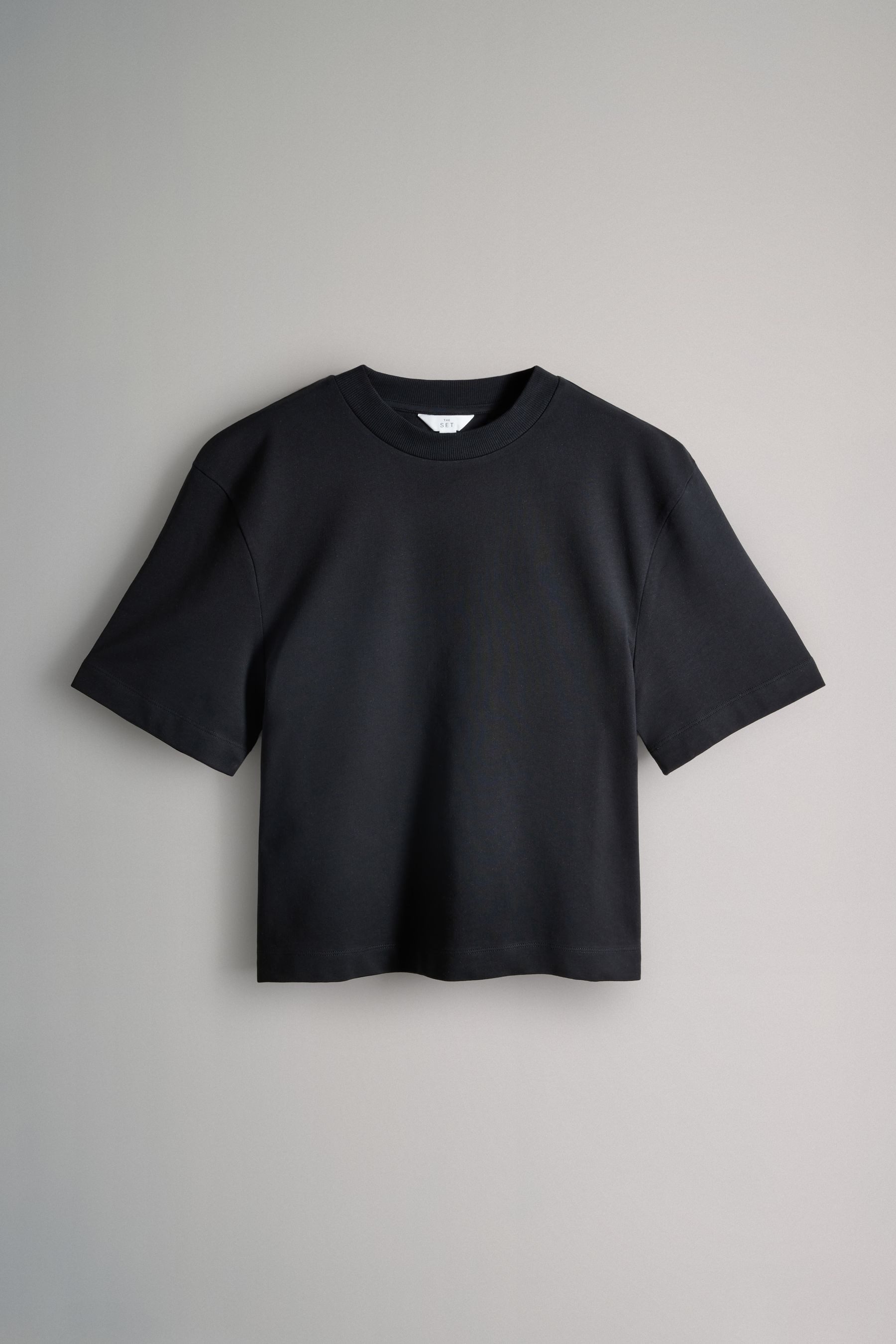 The Set T-Shirt The Set weiche Relaxed Frottee-T-Shirts, 3er-Pack (3-tlg) günstig online kaufen