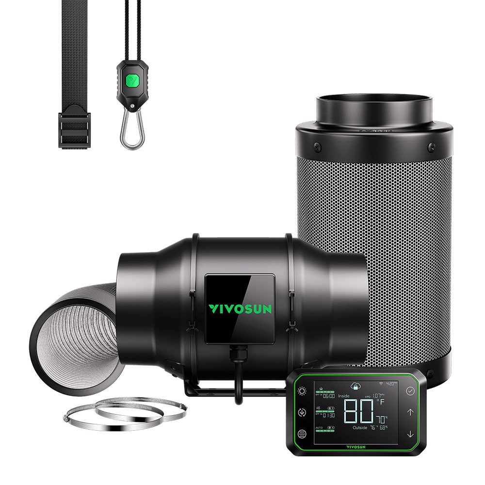 VIVOSUN Ventilatorkombigerät VIVOSUN AeroZesh G-Serie Smart Luftfiltration günstig online kaufen