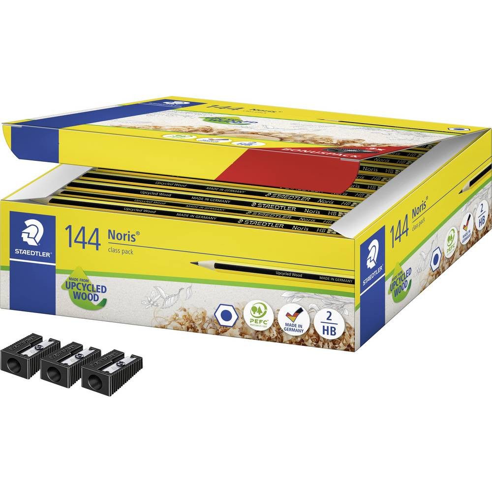 STAEDTLER Bleistift Noris Bleistiftset Bezeichnung der Härte: H, 2B, B, HB 147 St.