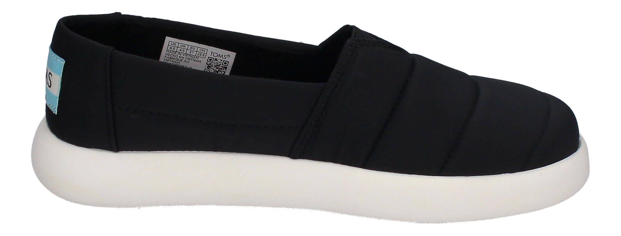 Black TOMS Sneaker MALLOW ALPARGATA Slip-On 10016741