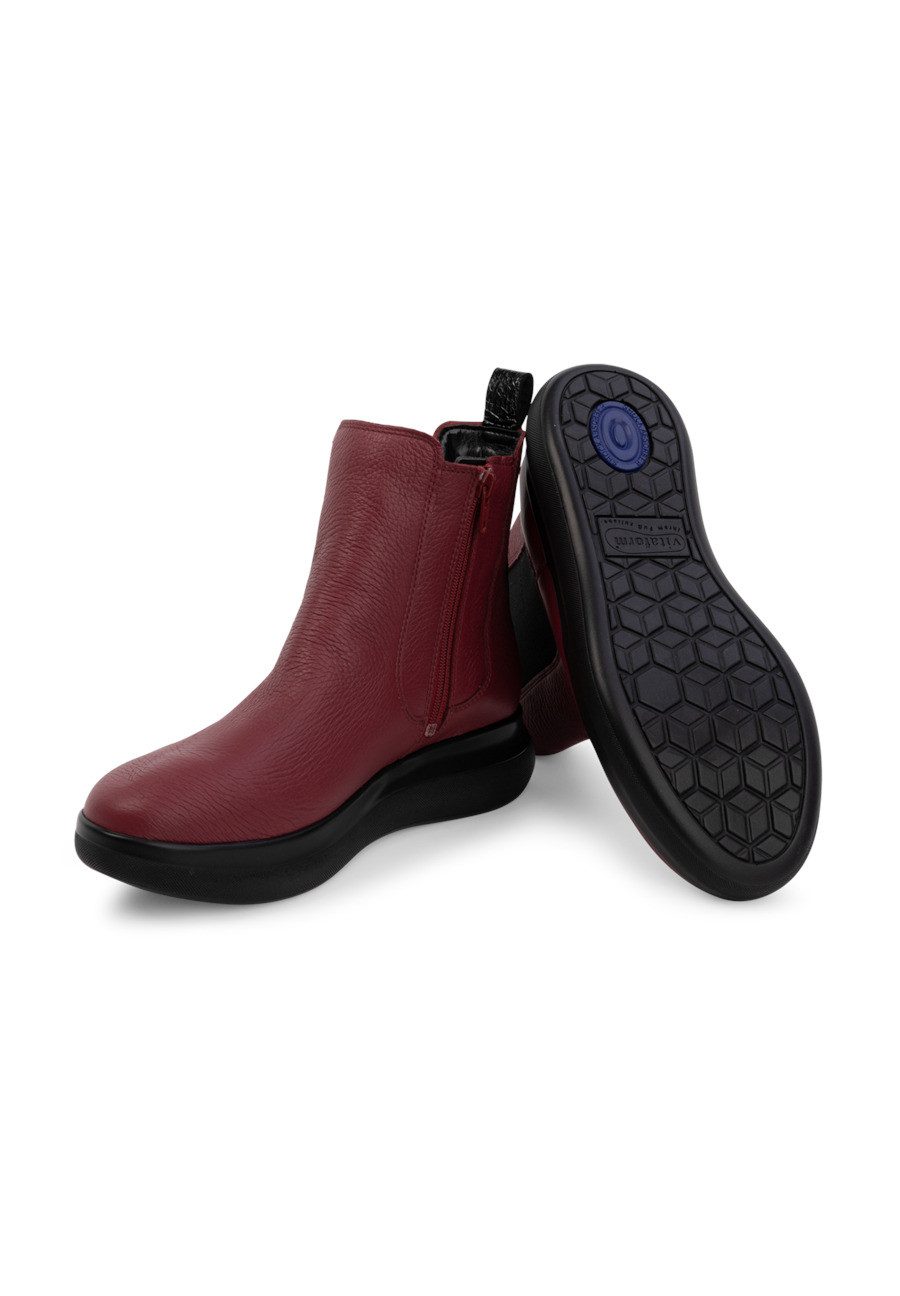 vitaform Damen Stiefeletten Hirschleder Stiefelette