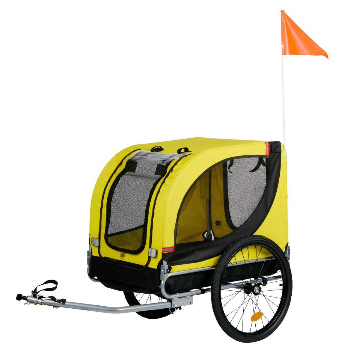 Dunlop Fahrradhundeanhänger Dunlop Hundewagen - Gelb
