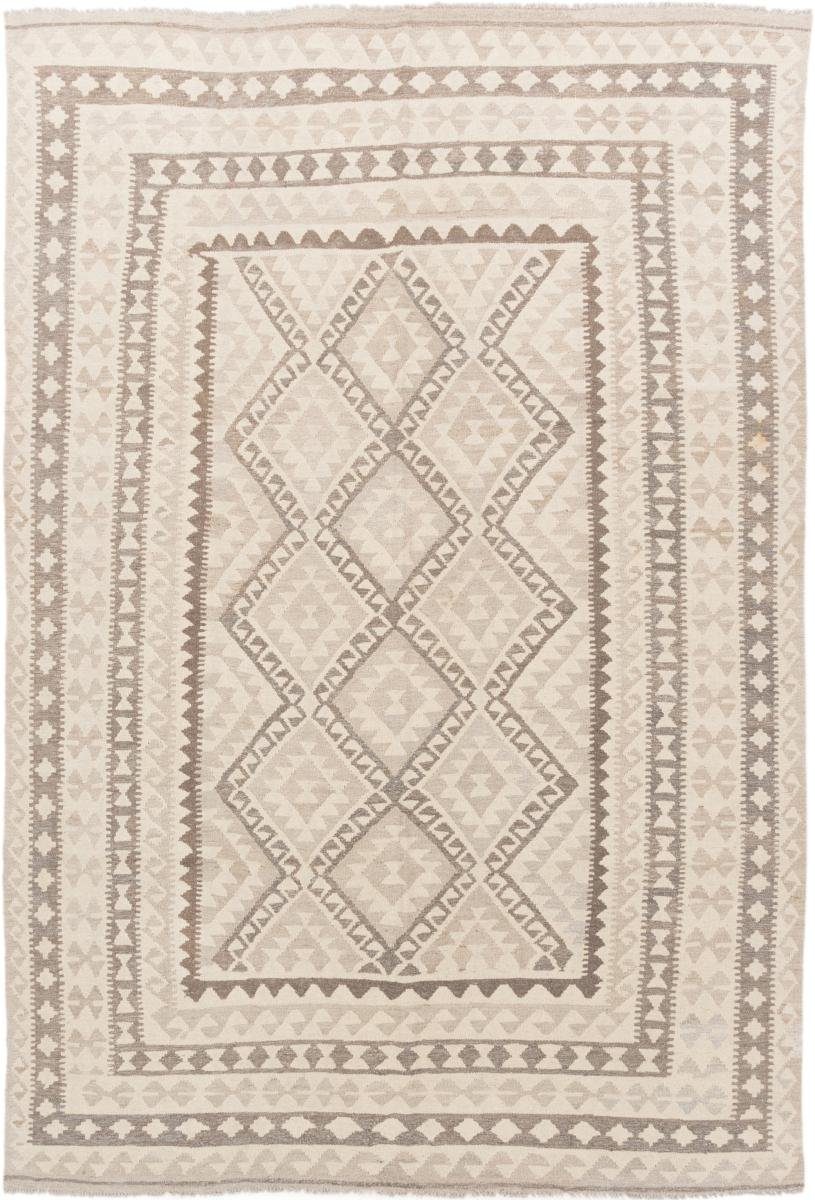 mm Orientteppich, rechteckig, 203x292 Kelim Heritage Afghan Trading, Höhe: Nain Handgewebter Moderner Orientteppich 3