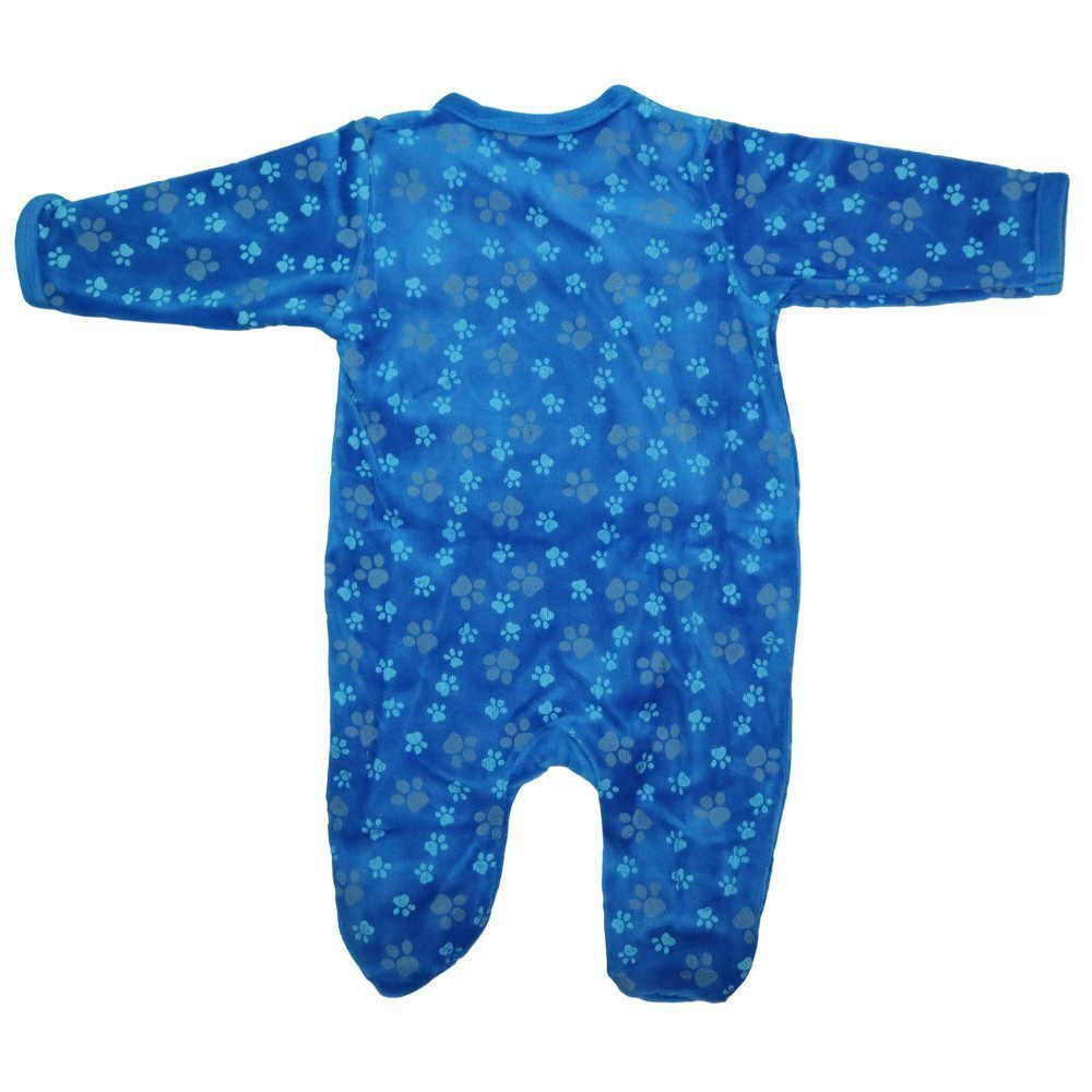 PAW PATROL Strampler Paw Patrol Chase Baby Kleinkind Velour Body Strampler Einteiler Gr.68-