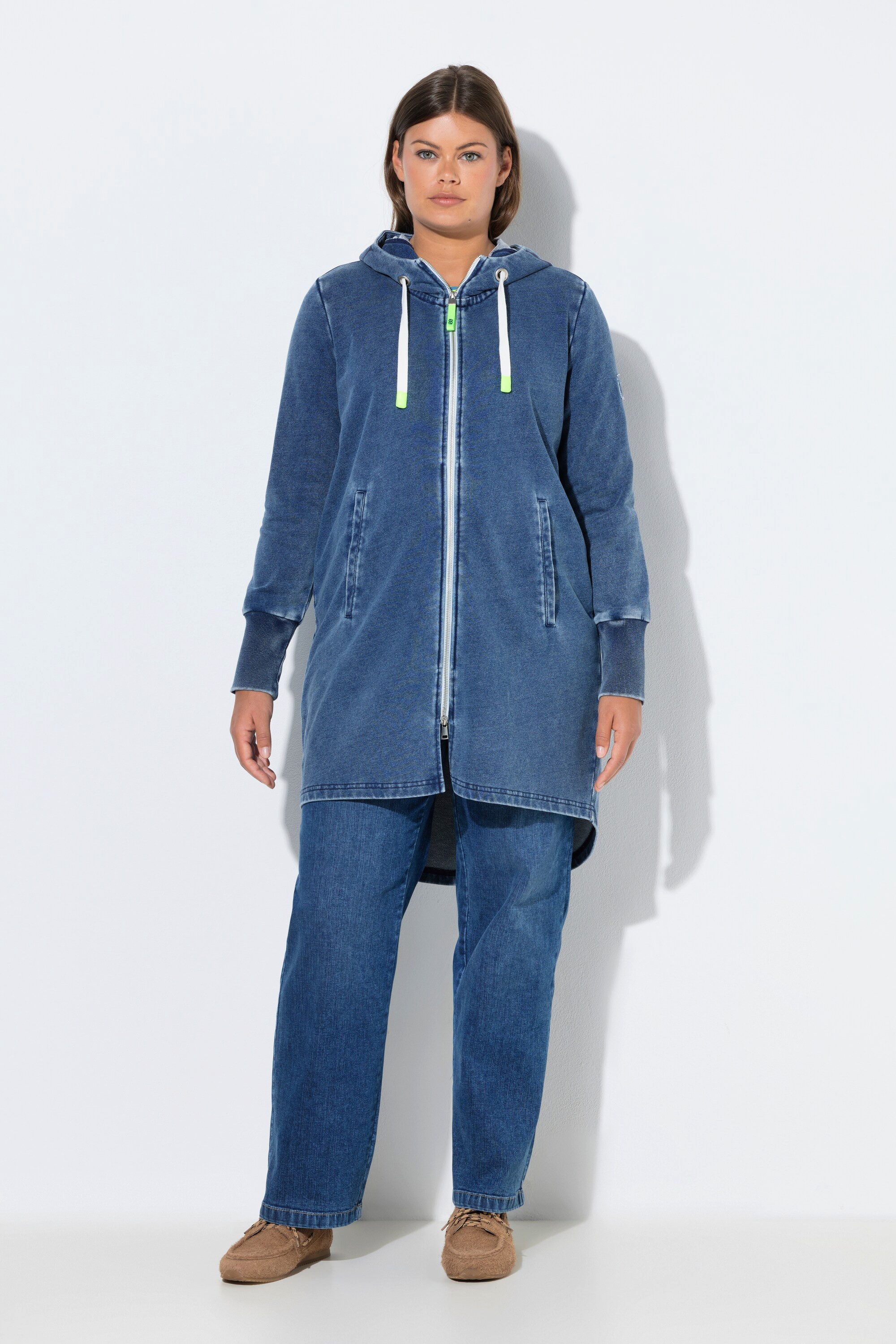 Laurasøn Sweatjacke Sweatjacke in Denimlook günstig online kaufen