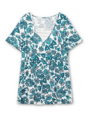 sheego by Joe Browns T-Shirt Große Größen in Layeroptik, mit elastischer Taillennaht