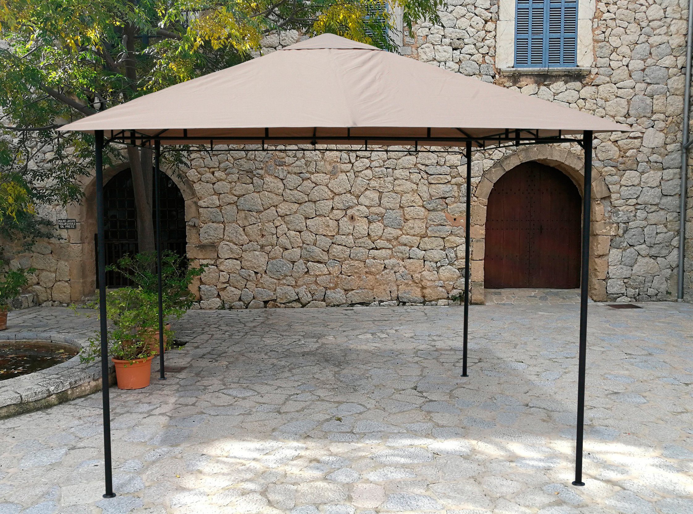 Grasekamp Pavillon Antik Rimini Flex, BxT: 293x293 cm, in versch. Цвета(ов)