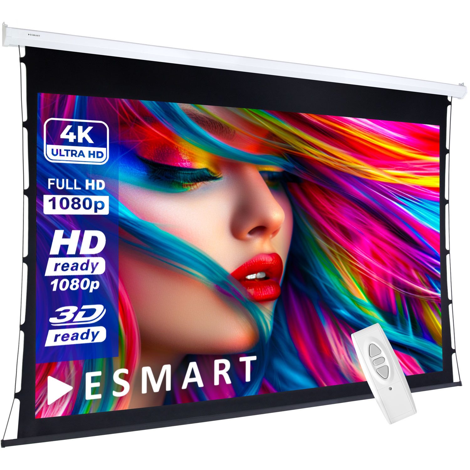 ESMART Germany Tension Leinwand TATENSO Motorleinwand