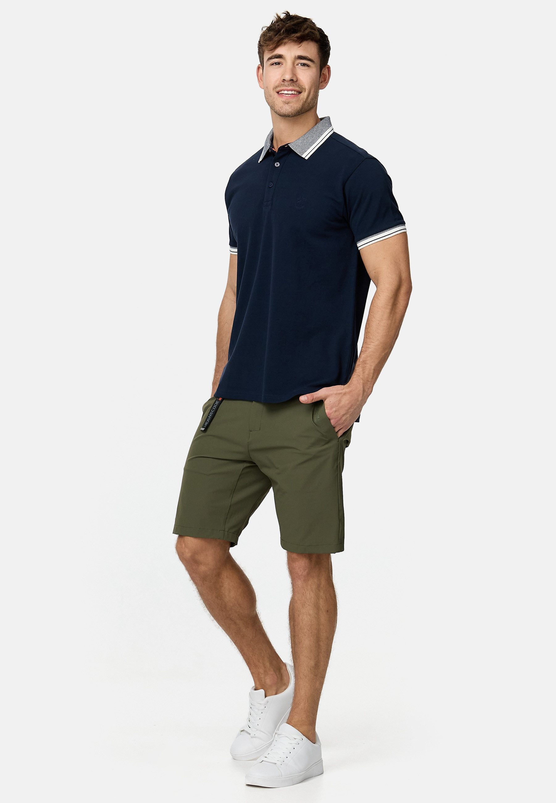 Indicode Poloshirt Herren INJamie Polo Shirt Herrenshirt Poloshirt aus 100% Baumwolle