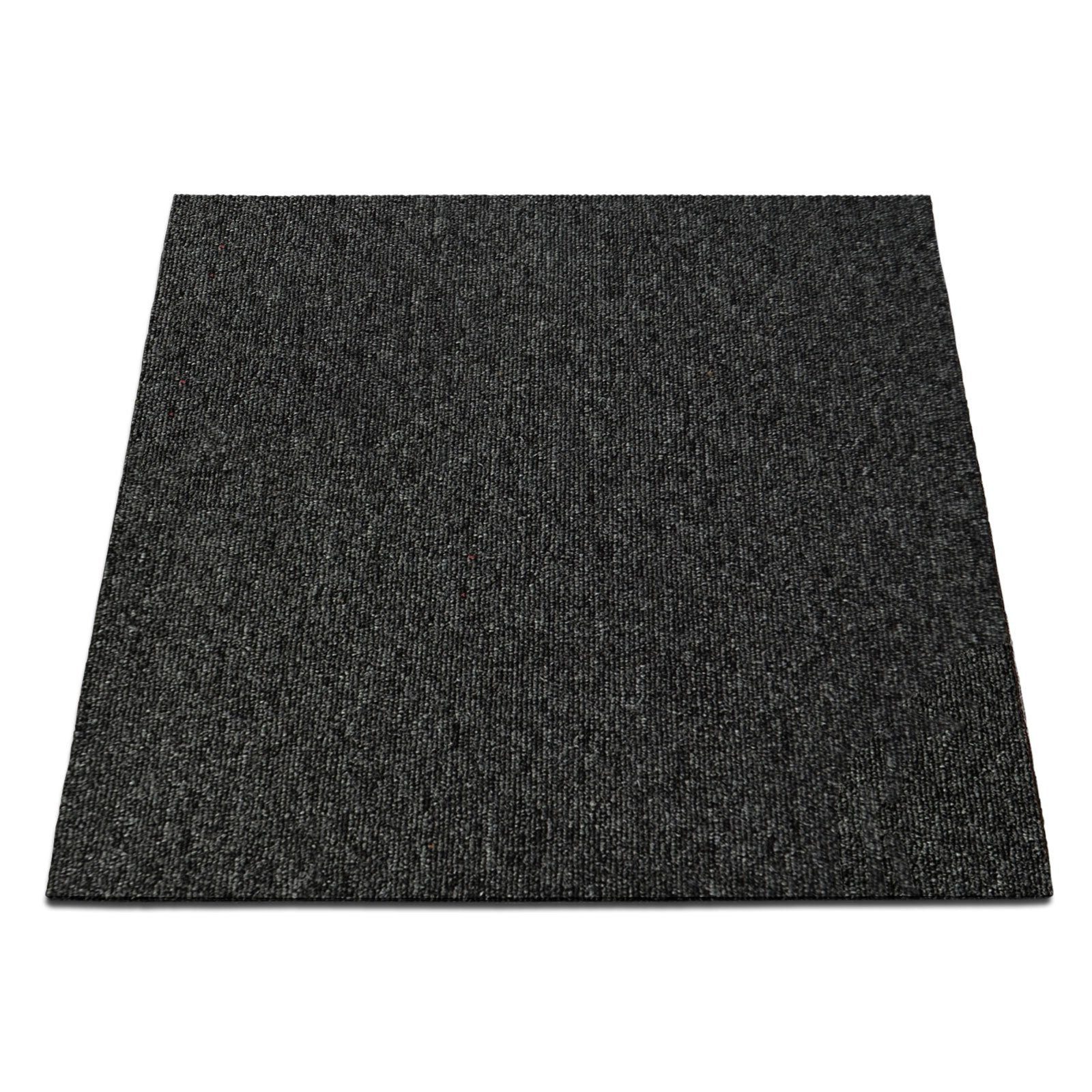 Teppichfliese Lyonn, Bodenschutz, Erhältlich in 6 Farben, 50 x 50 cm, casa pura, quadratisch, Höhe: 6 mm, Selbstliegend