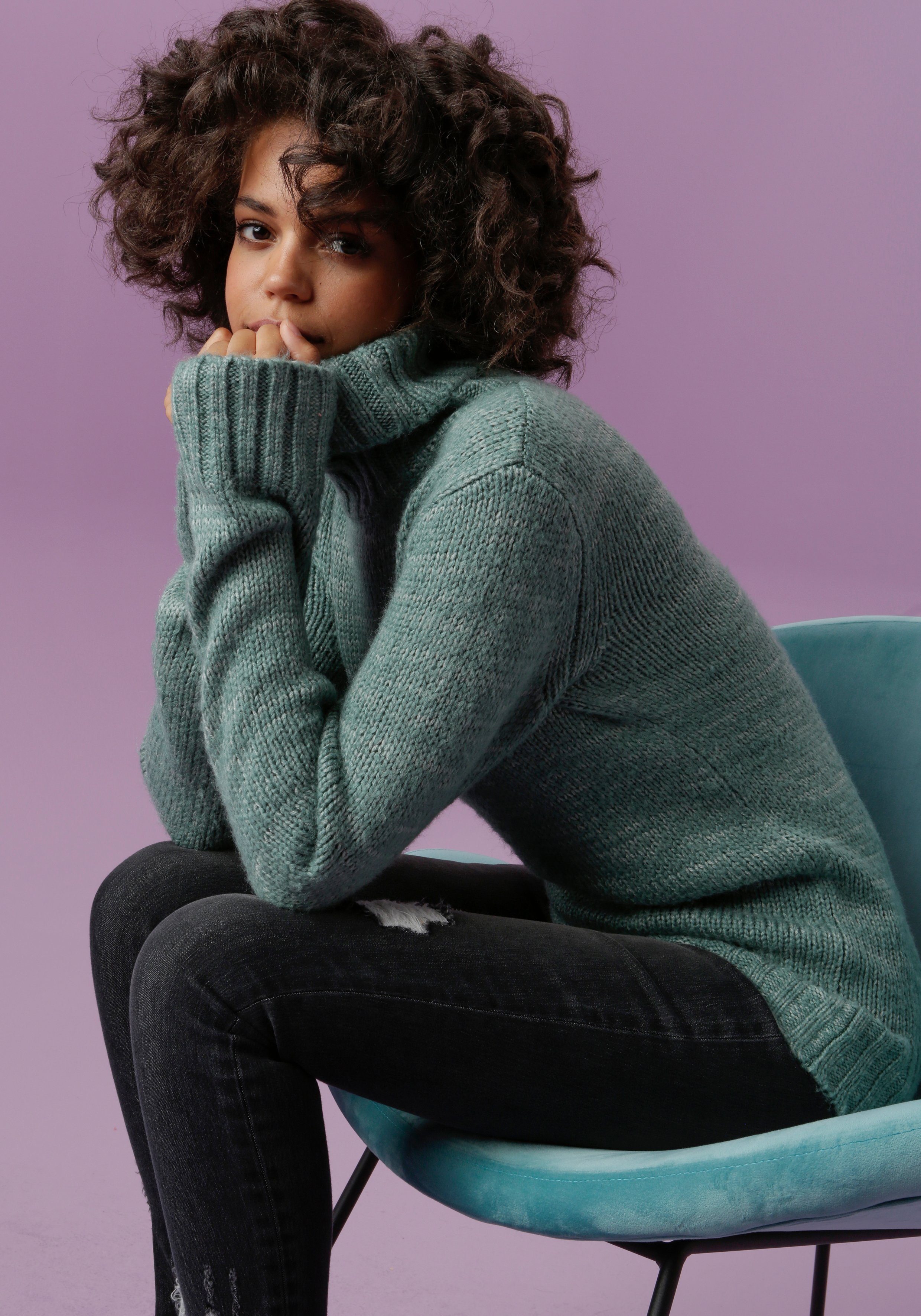 Aniston CASUAL Rollkragenpullover