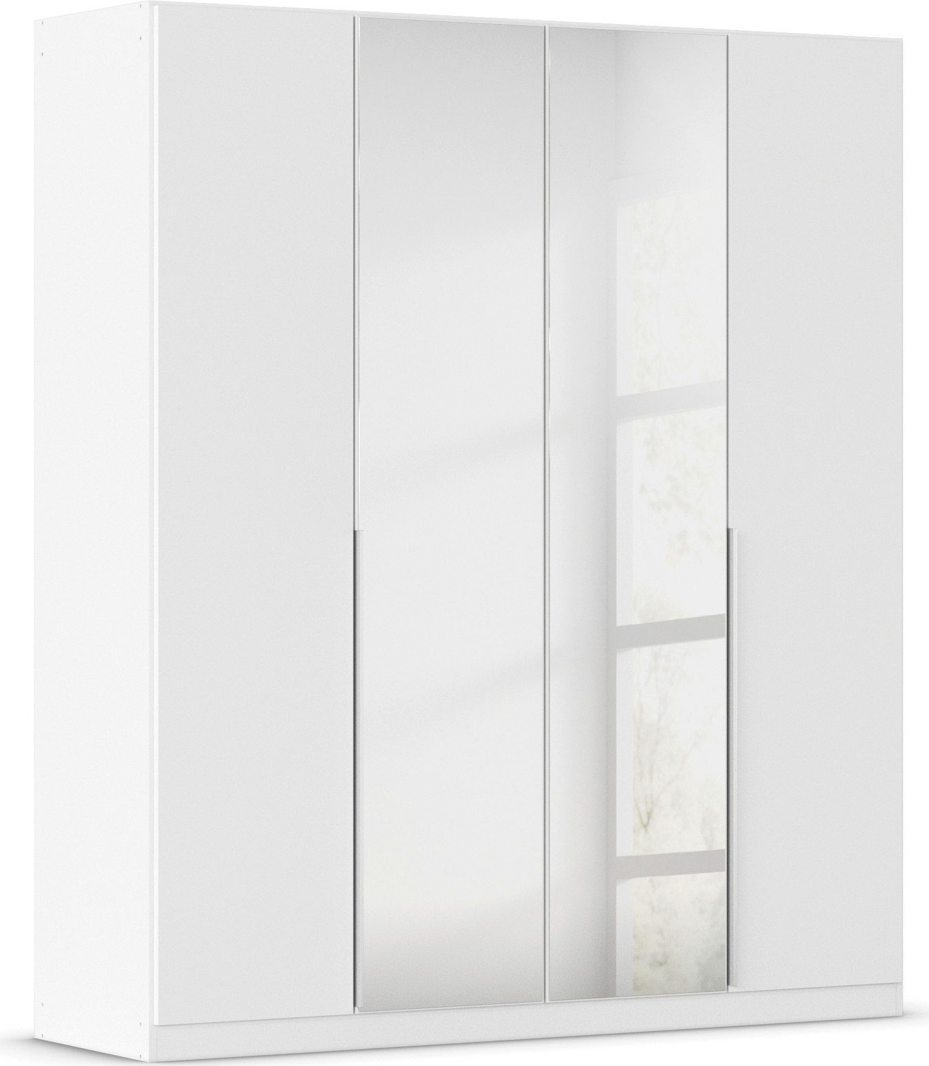 OTTO home Drehtürenschrank Kleiderschrank Schrank Garderobe AGORDO mit Dekor- oder Hochglanzfront (in zwei Griff-Farben, Breiten 91-405 cm) durchdachte Innenausstattung, in 8 Breiten und 2 Höhen MADE IN GERMANY