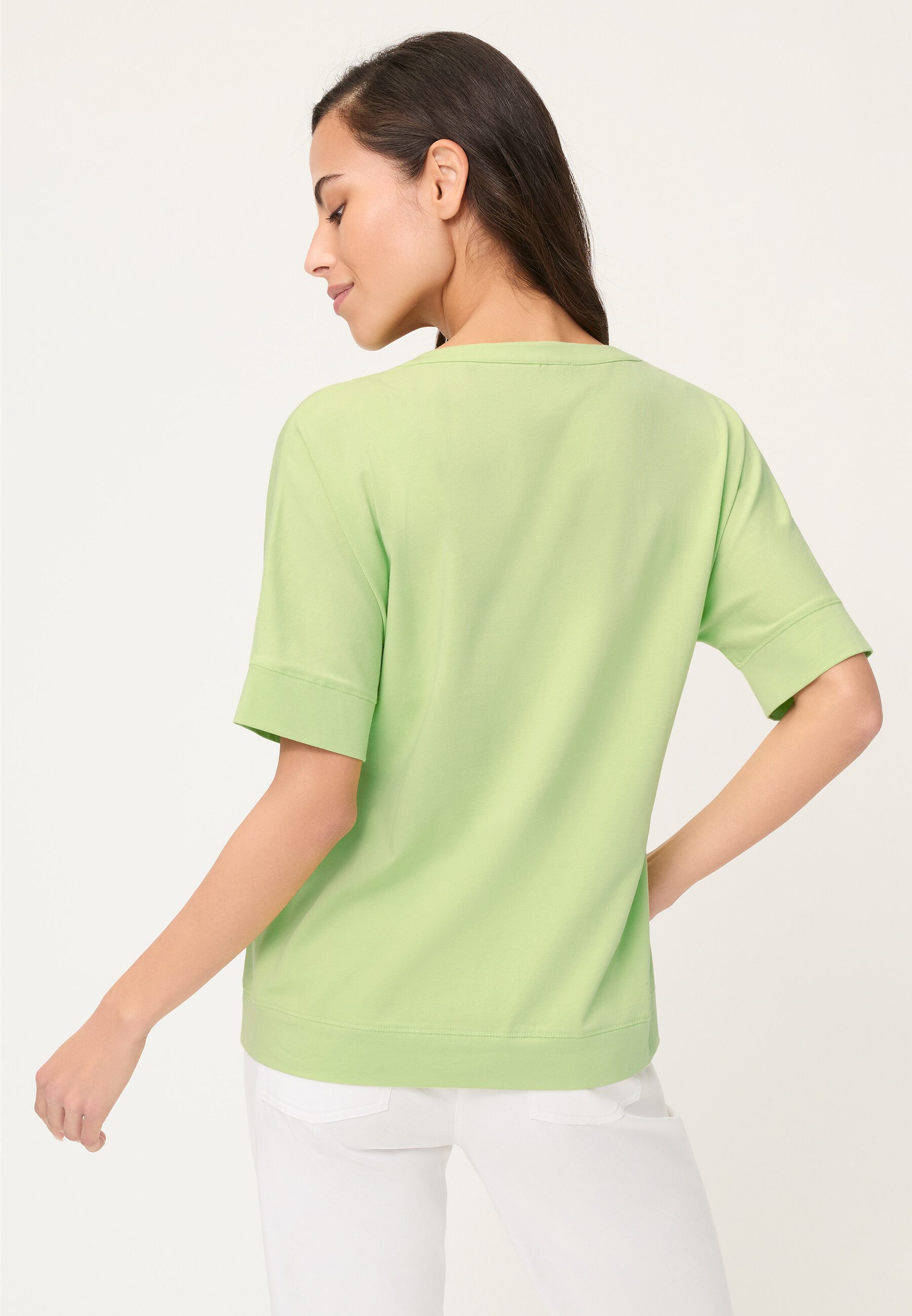 Olsen Tunikashirt Shirt mit Tunika-Ausschnitt