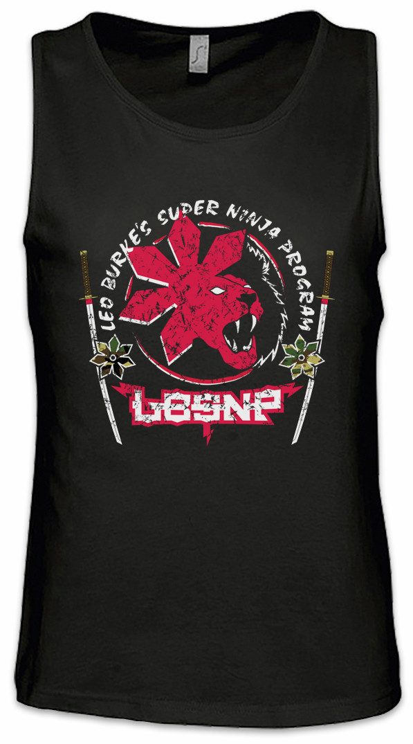 Tanktop Super Ninja Program Ärmelloses T-Shirt American Movie USA Fighter Film