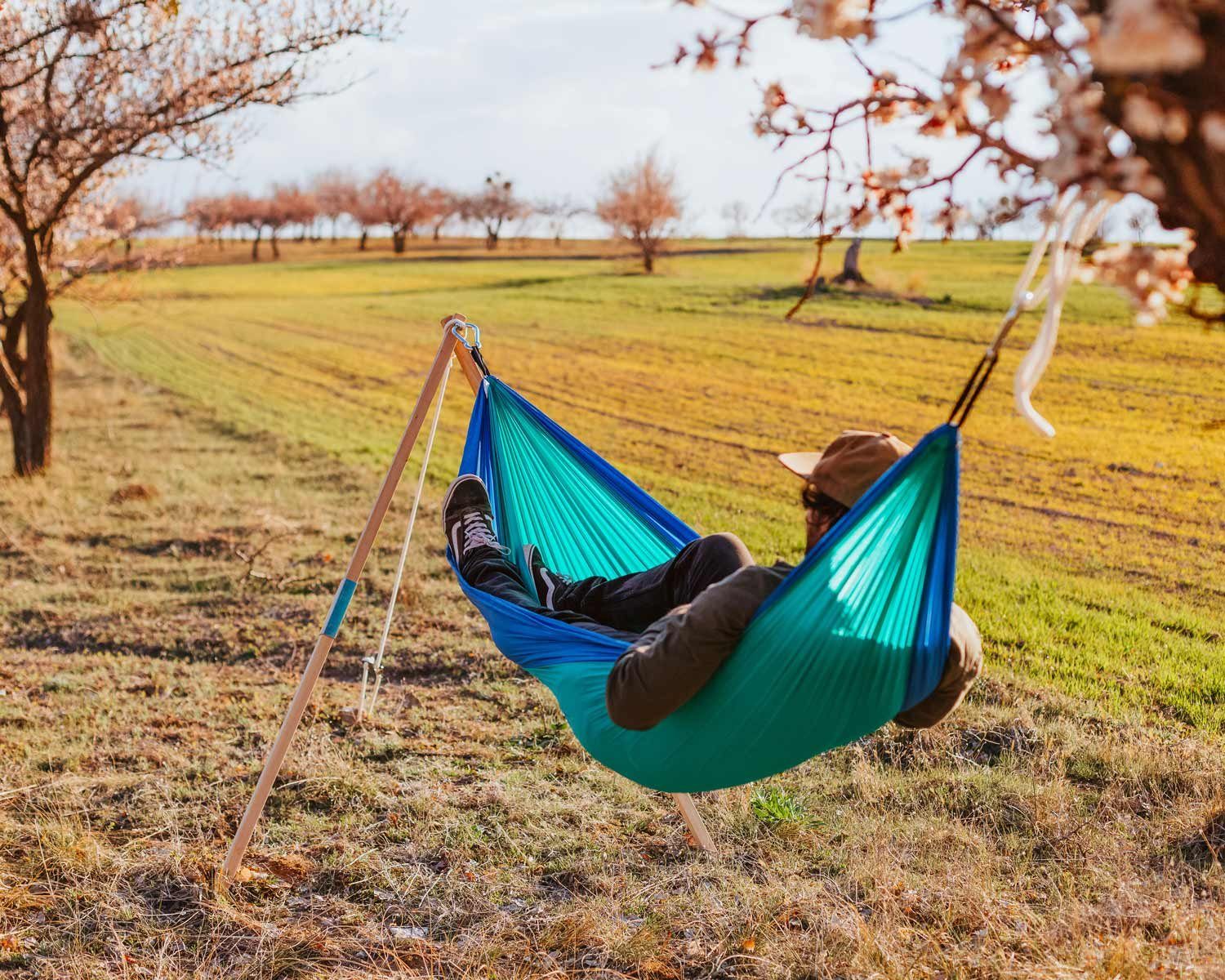 - Hängemattengestell Amazonas Baum aus Holz der Flexibles wenn Madera Hängemattengestell fehlt